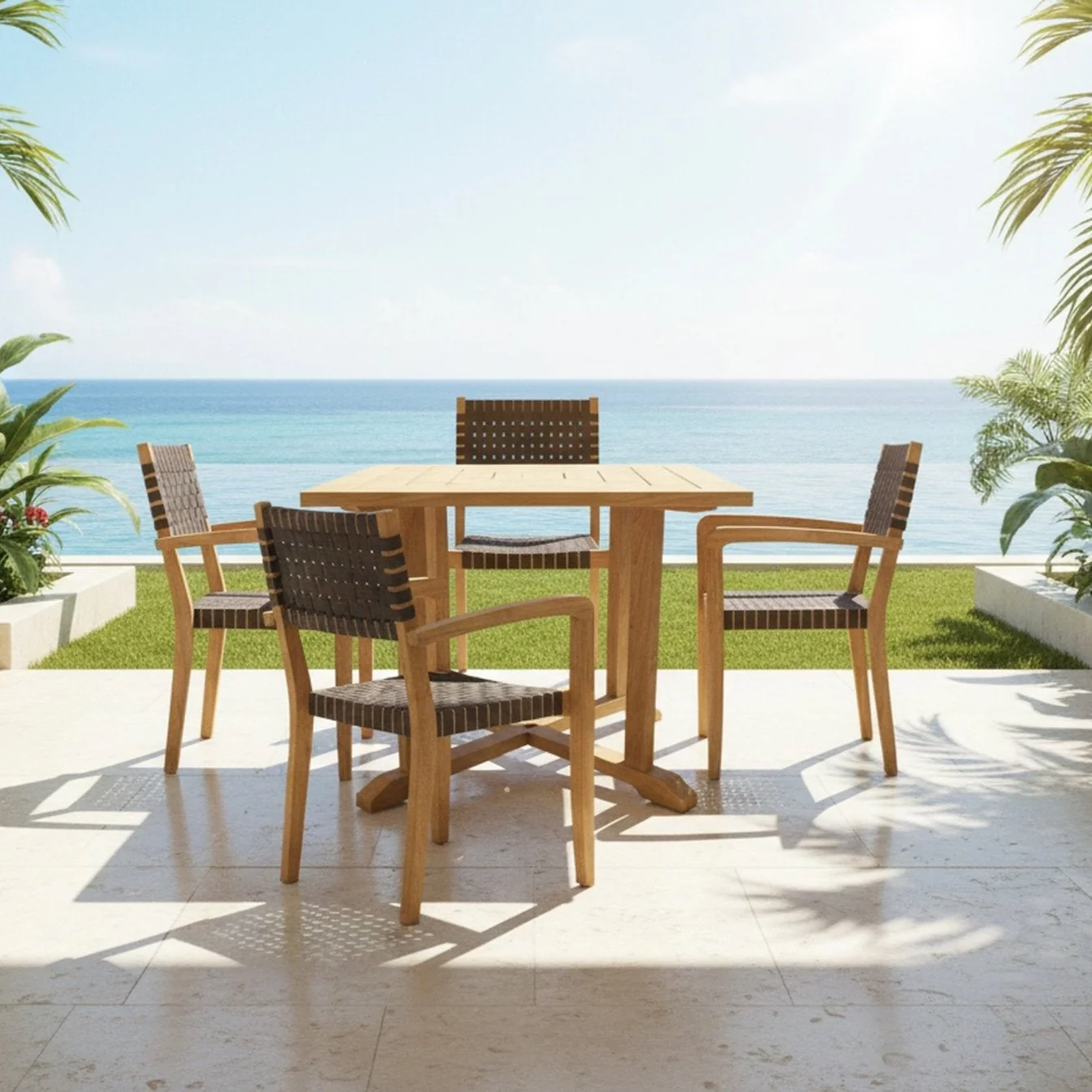 Monteluce Teak Dining Table