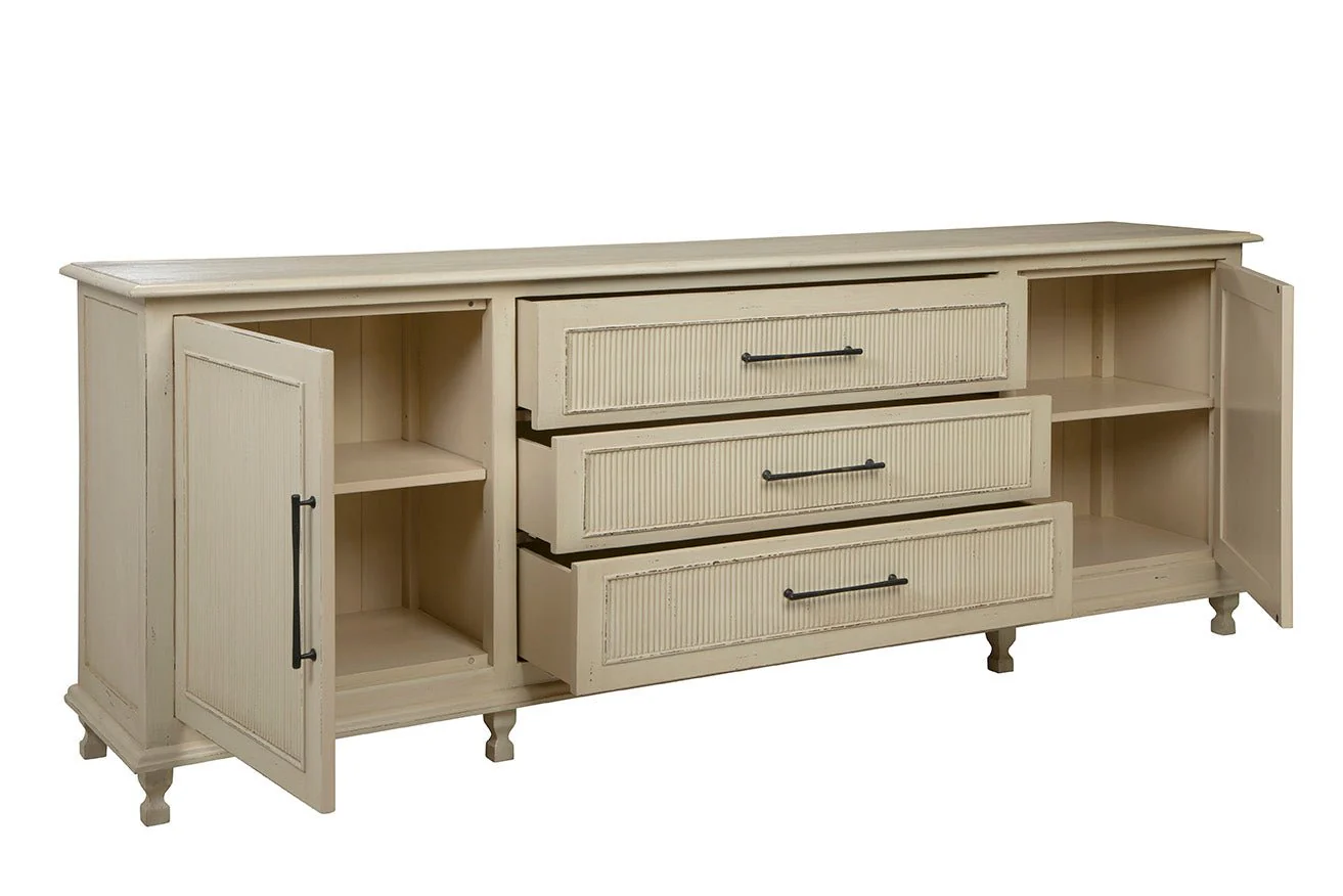 Montelupo Carved Wood Sideboard - Image 2