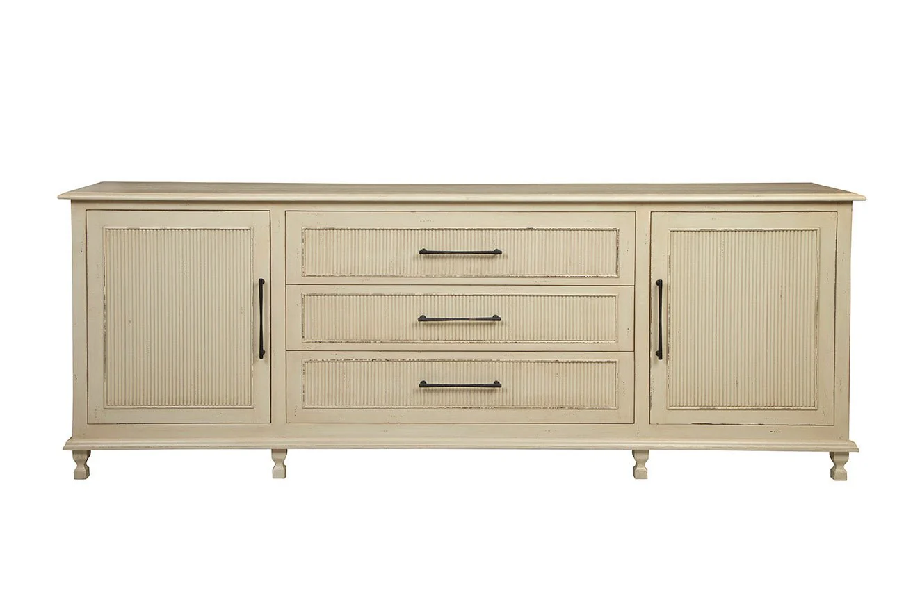 Montelupo Carved Wood Sideboard - Image 3