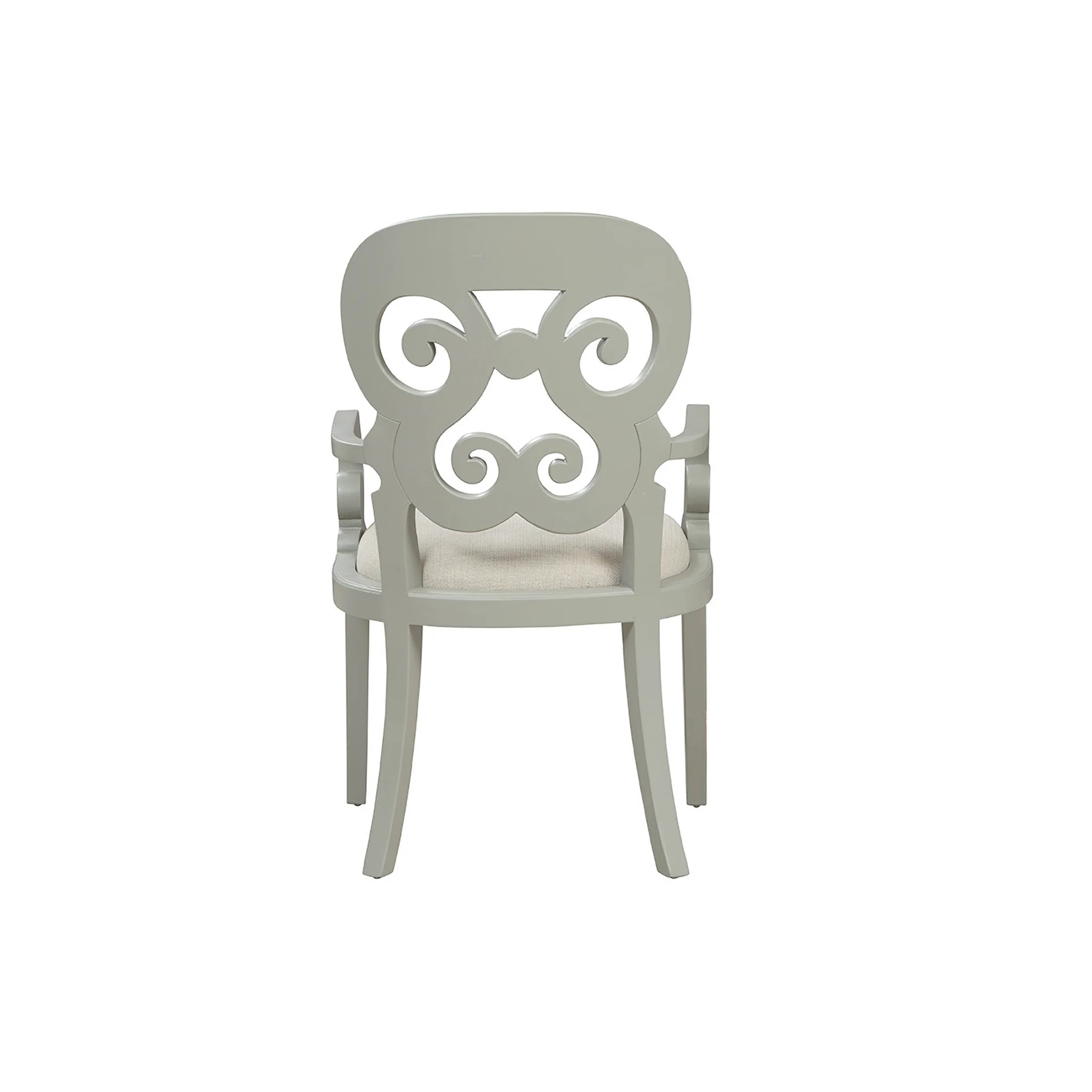 Morrigan Carved Wood Arm Chair - Image 3