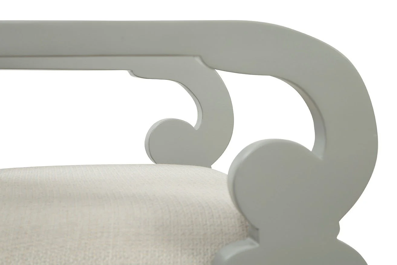 Morrigan Carved Wood Arm Chair - Image 7