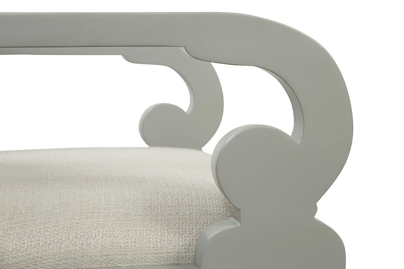 Morrigan Carved Wood Arm Chair - Image 8