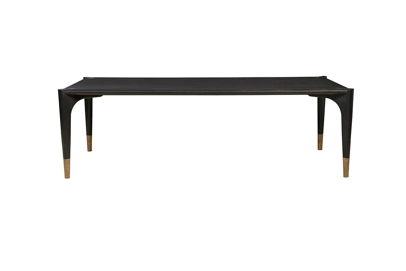Napean Black Wood Dining Table - Image 5