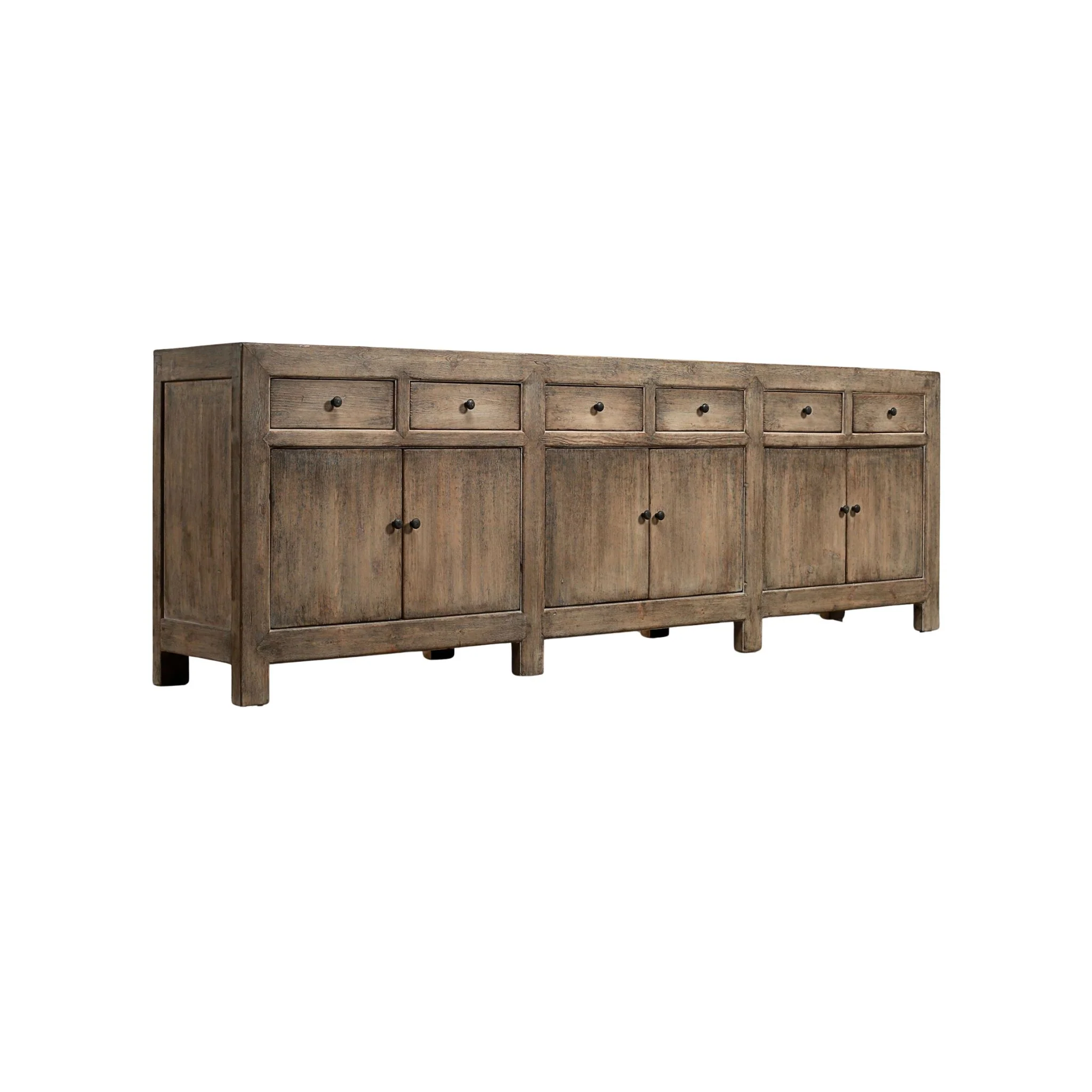 Naryn Elm Six Door Sideboard