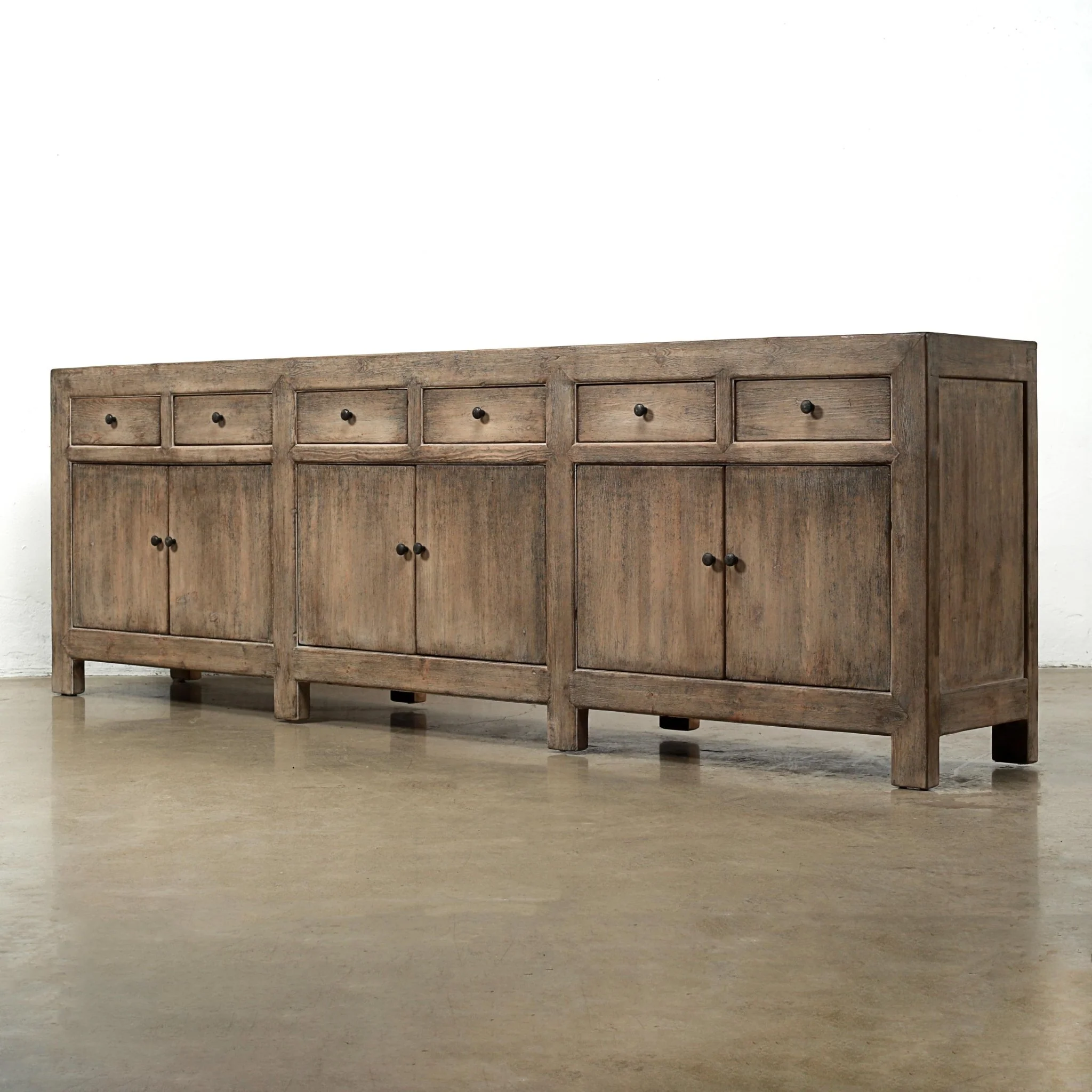 Naryn Elm Six Door Sideboard - Image 12