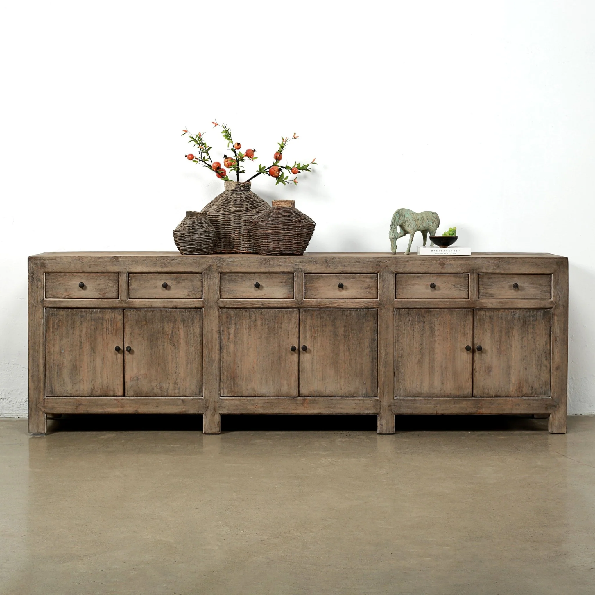 Naryn Elm Six Door Sideboard - Image 2