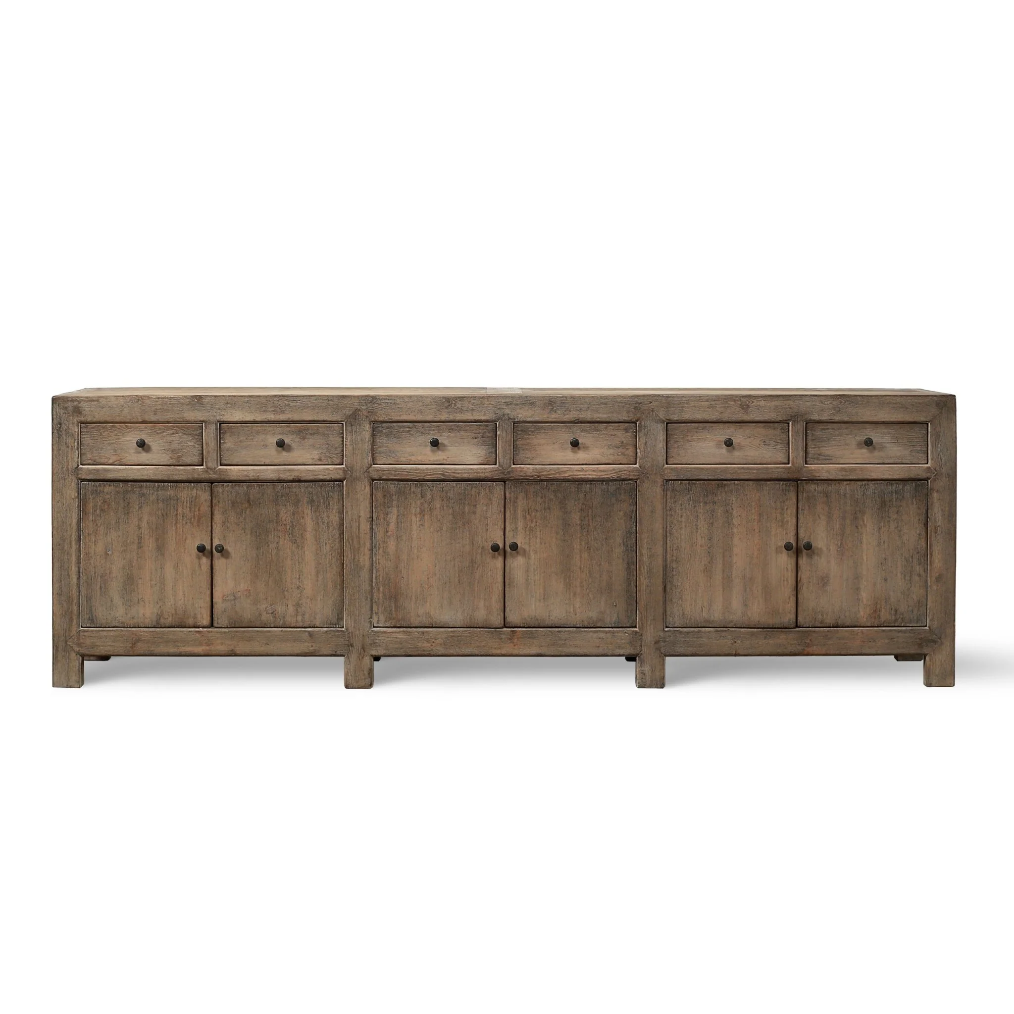 Naryn Elm Six Door Sideboard - Image 9