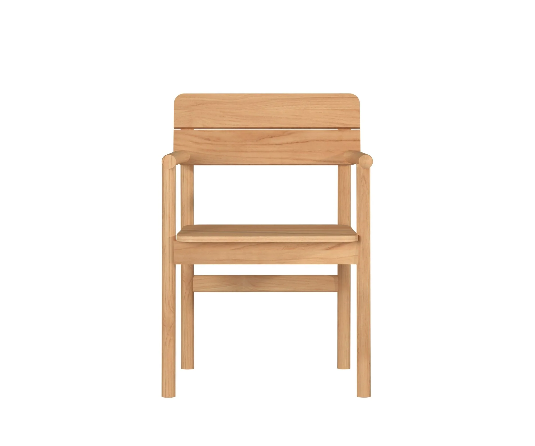 Navero Teak Stacking Chair - Set of 4 - Image 5