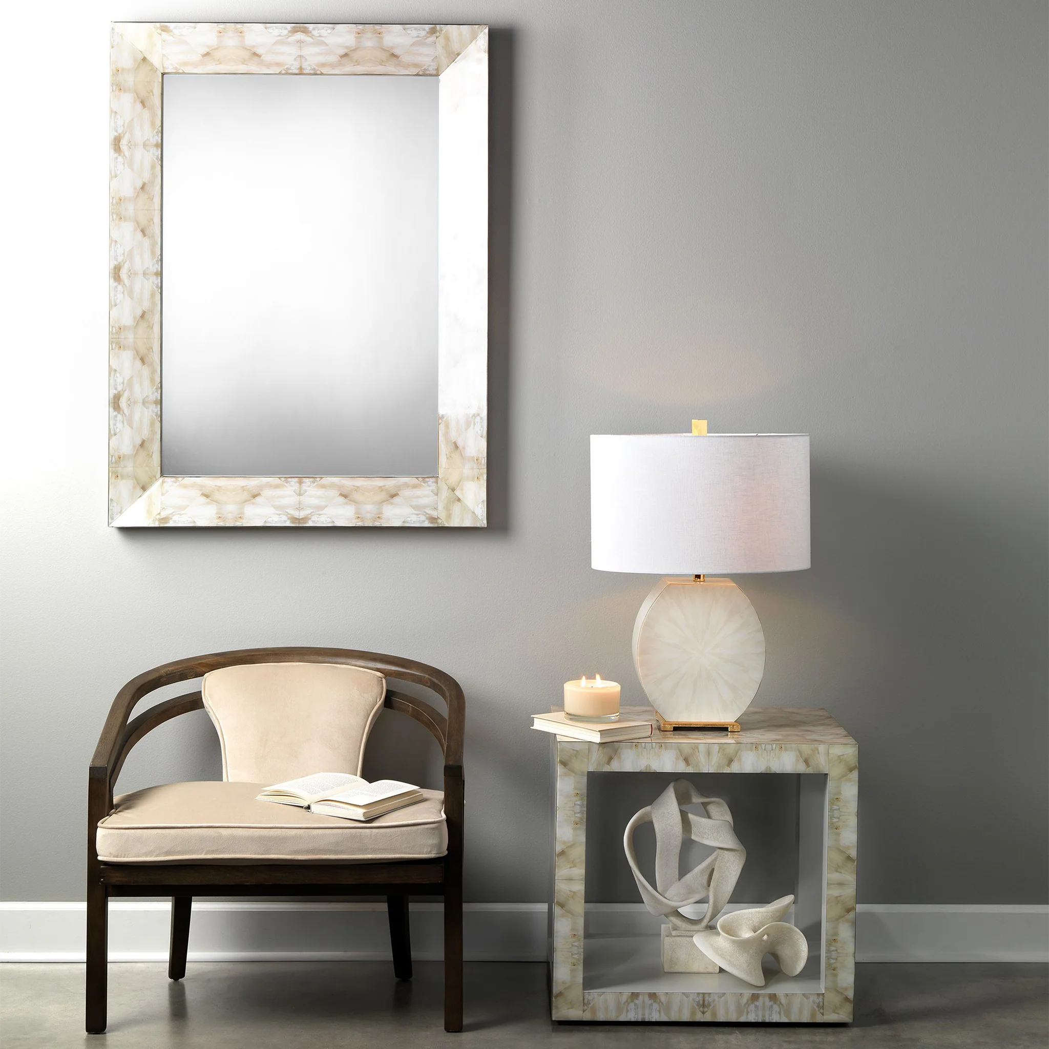 Clara Distressed Mirror - Image 4