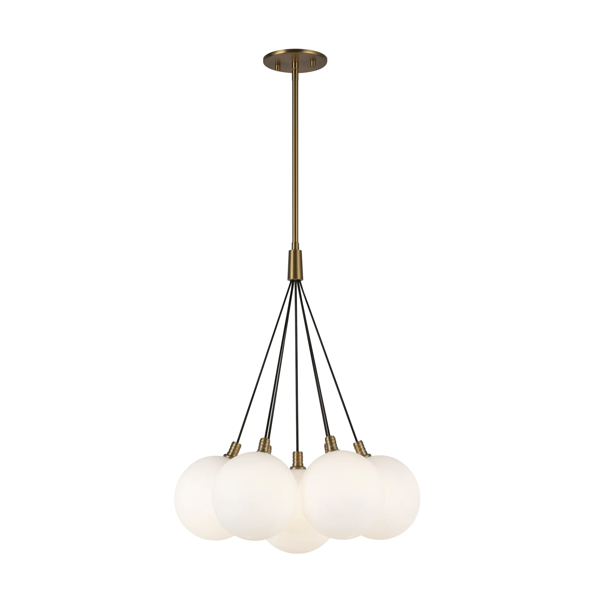 Novaro Opal Cluster Chandelier - 16 inch - Image 4