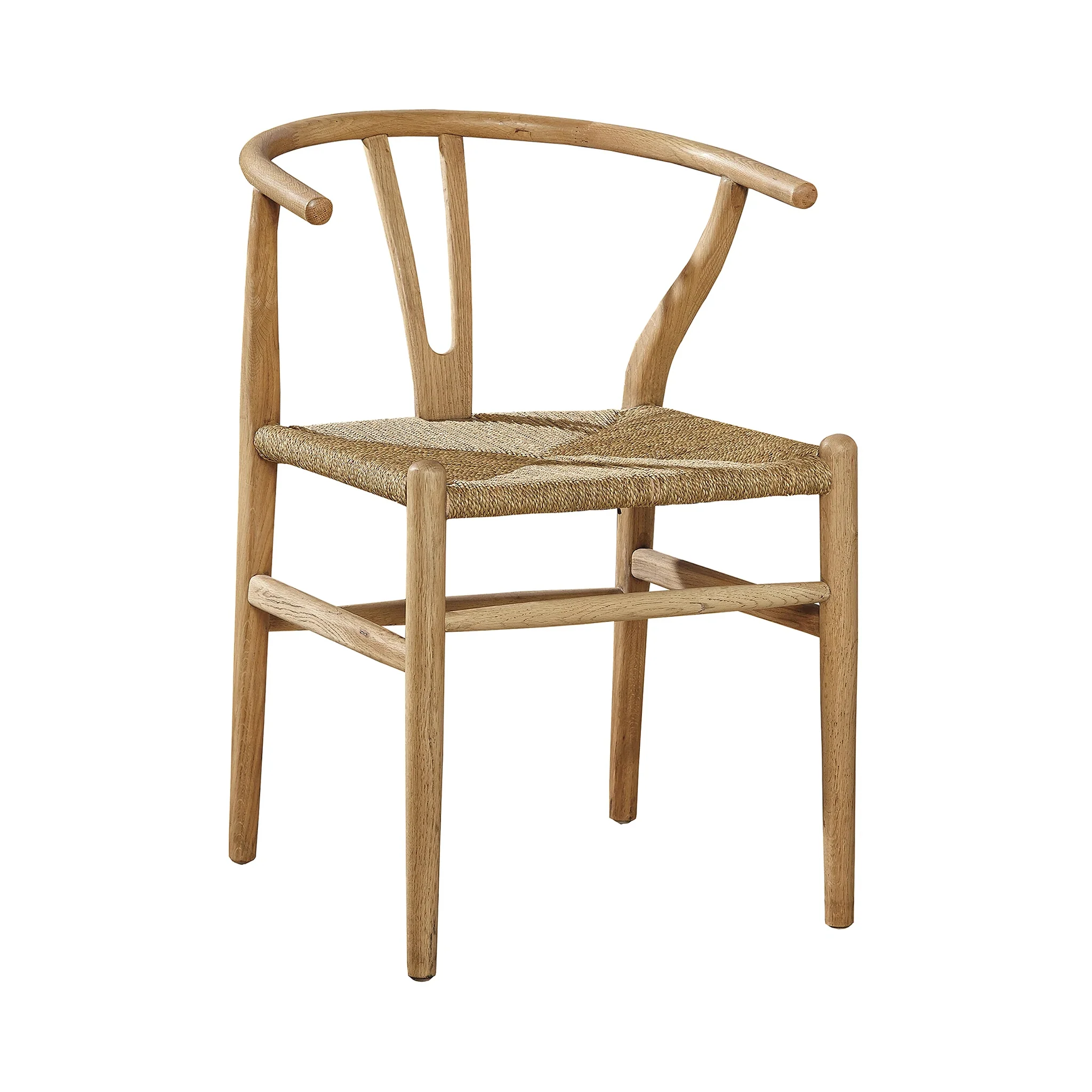 Oak and Seagrass Chair