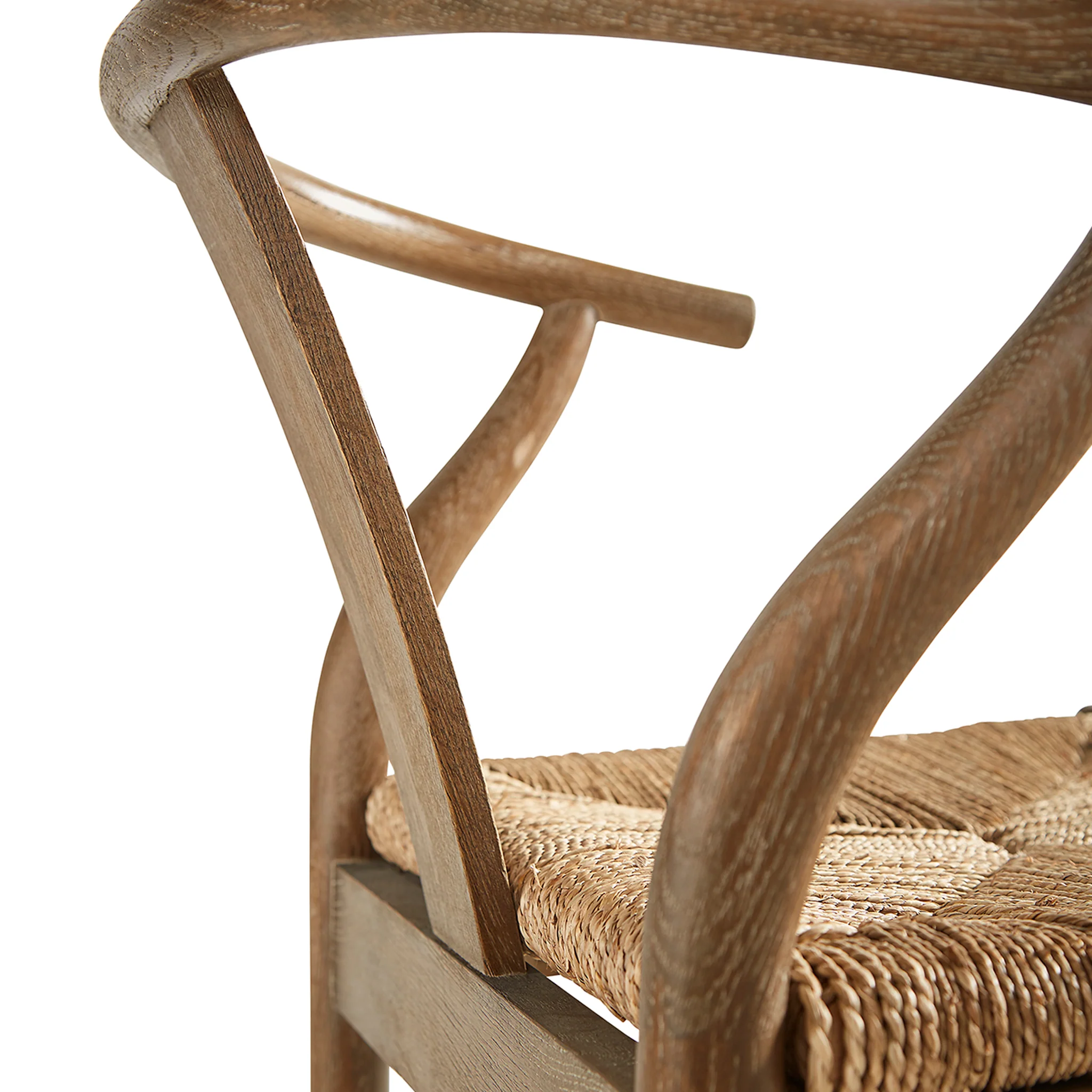 Oak and Seagrass Counter Stool - Image 4