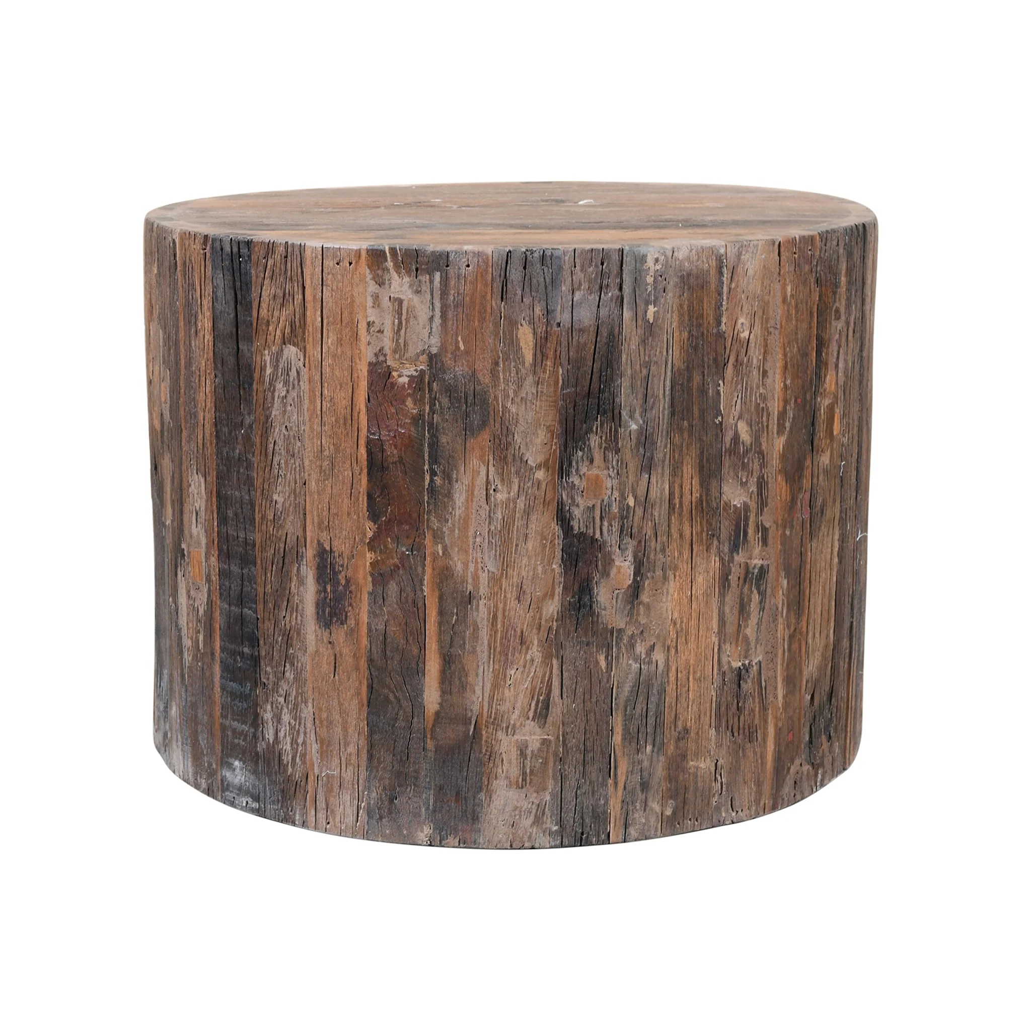 Oia Reclaimed Wood Side Table - Image 5