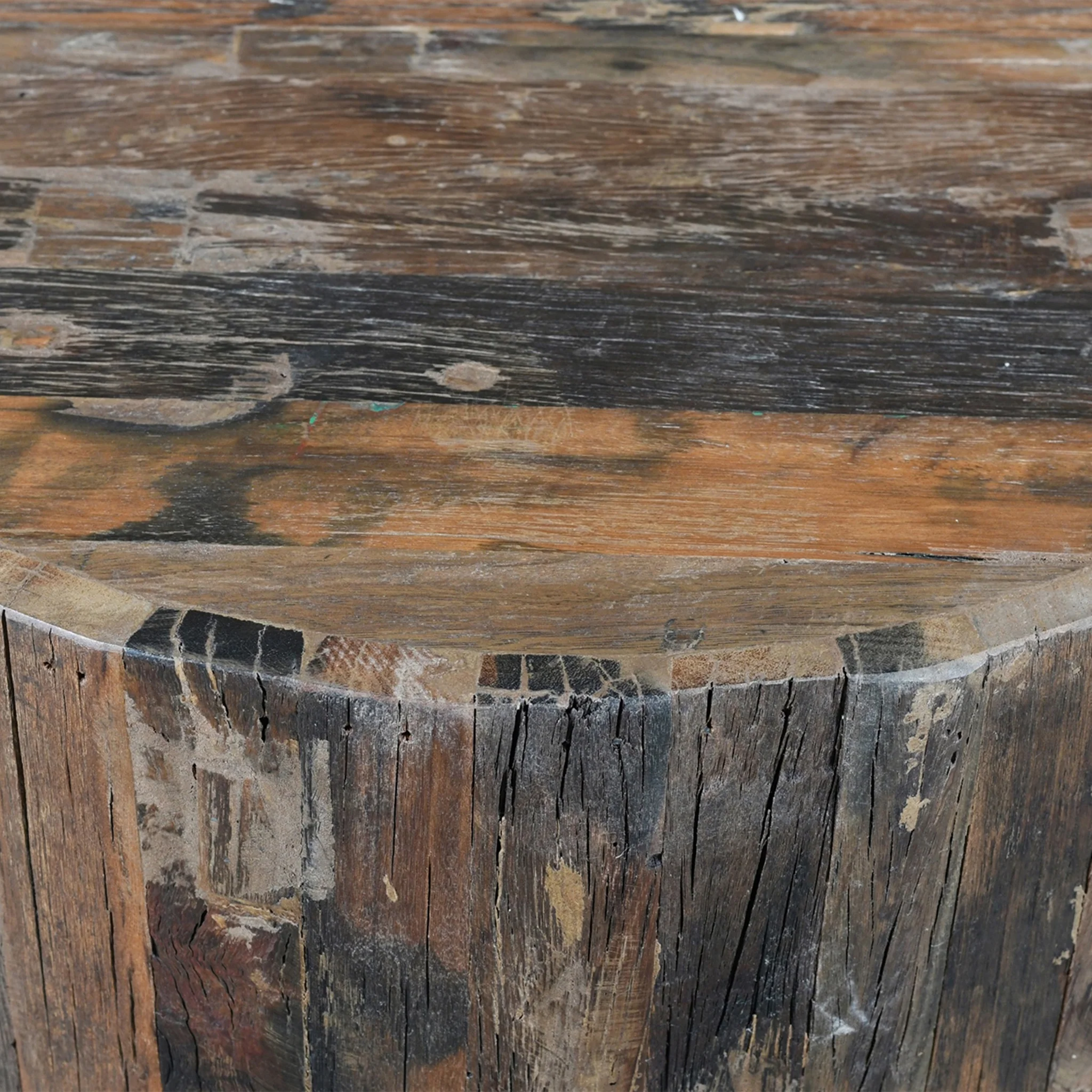 Oia Reclaimed Wood Side Table - Image 7