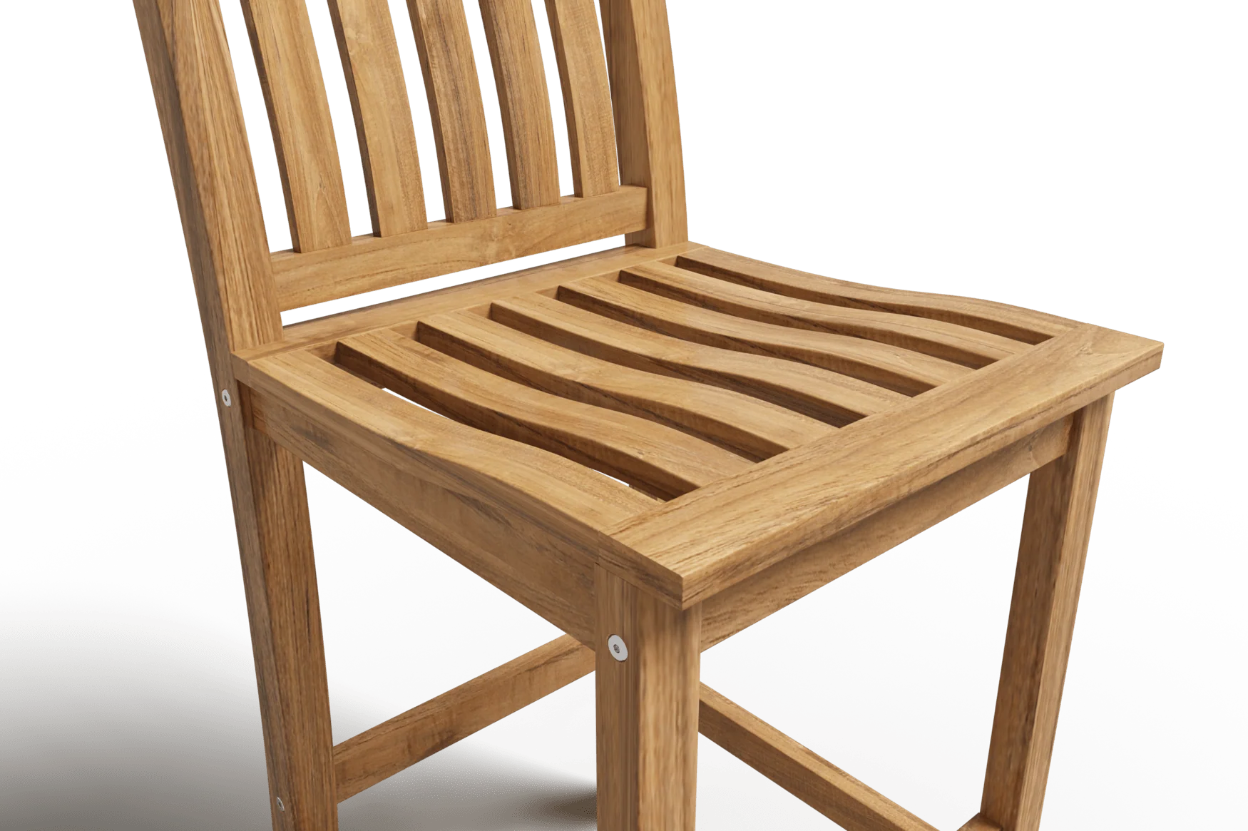 Oristano Teak Slatted Barstool - Image 4