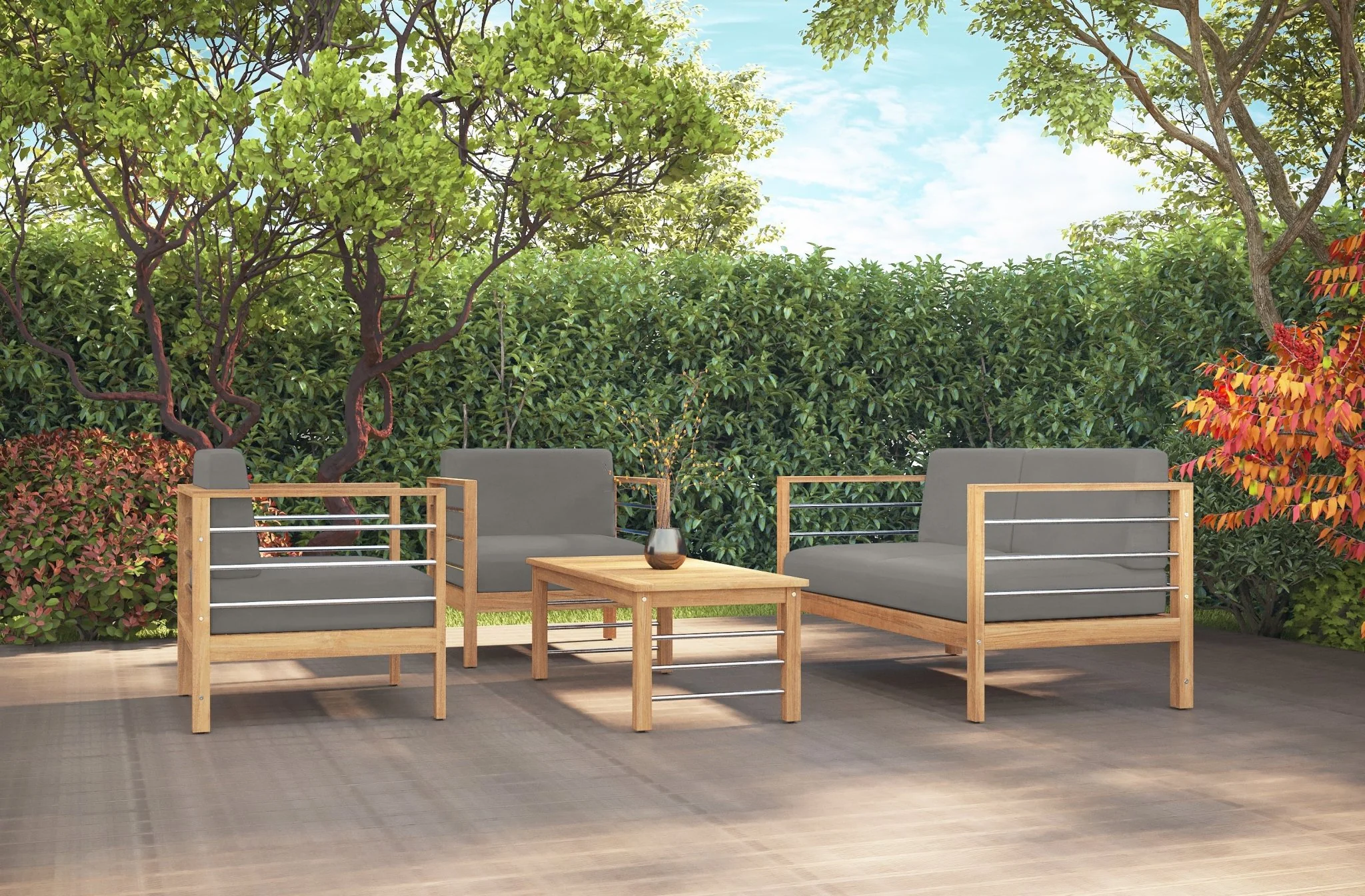Orivane Teak Lounge Chair - Image 10