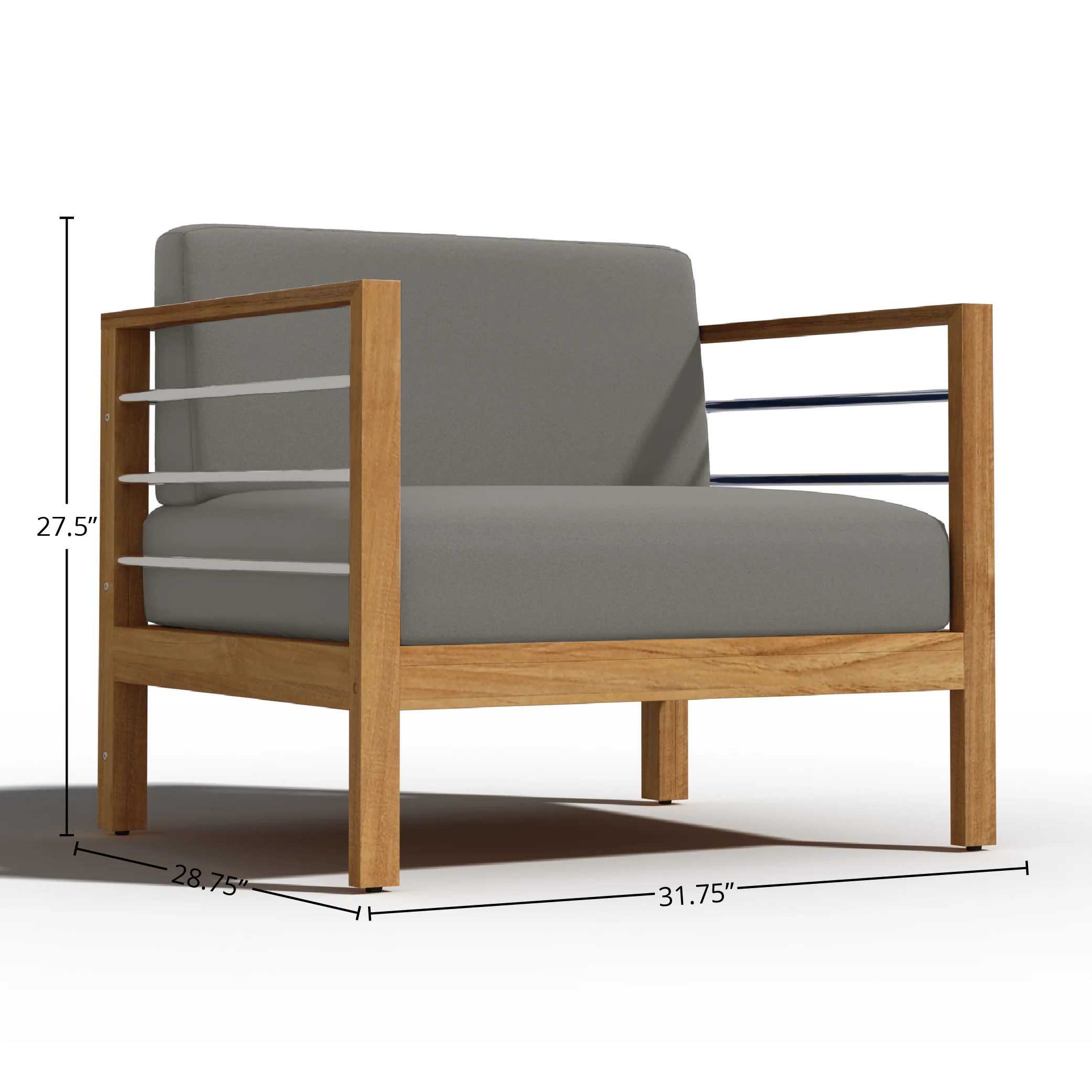 Orivane Teak Lounge Chair - Image 14