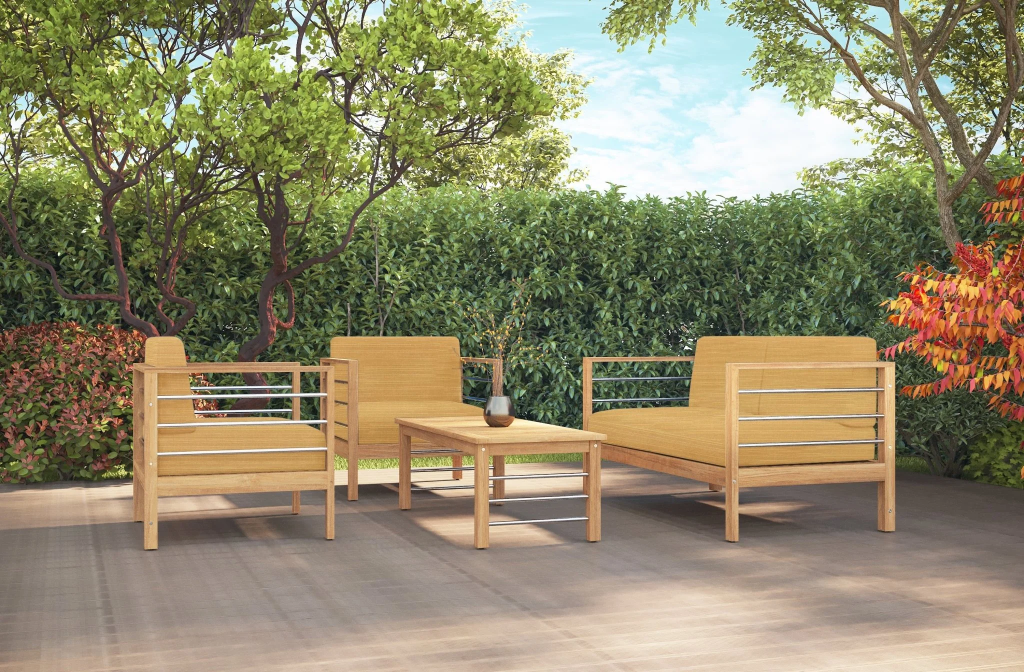 Orivane Teak Lounge Chair - Image 24