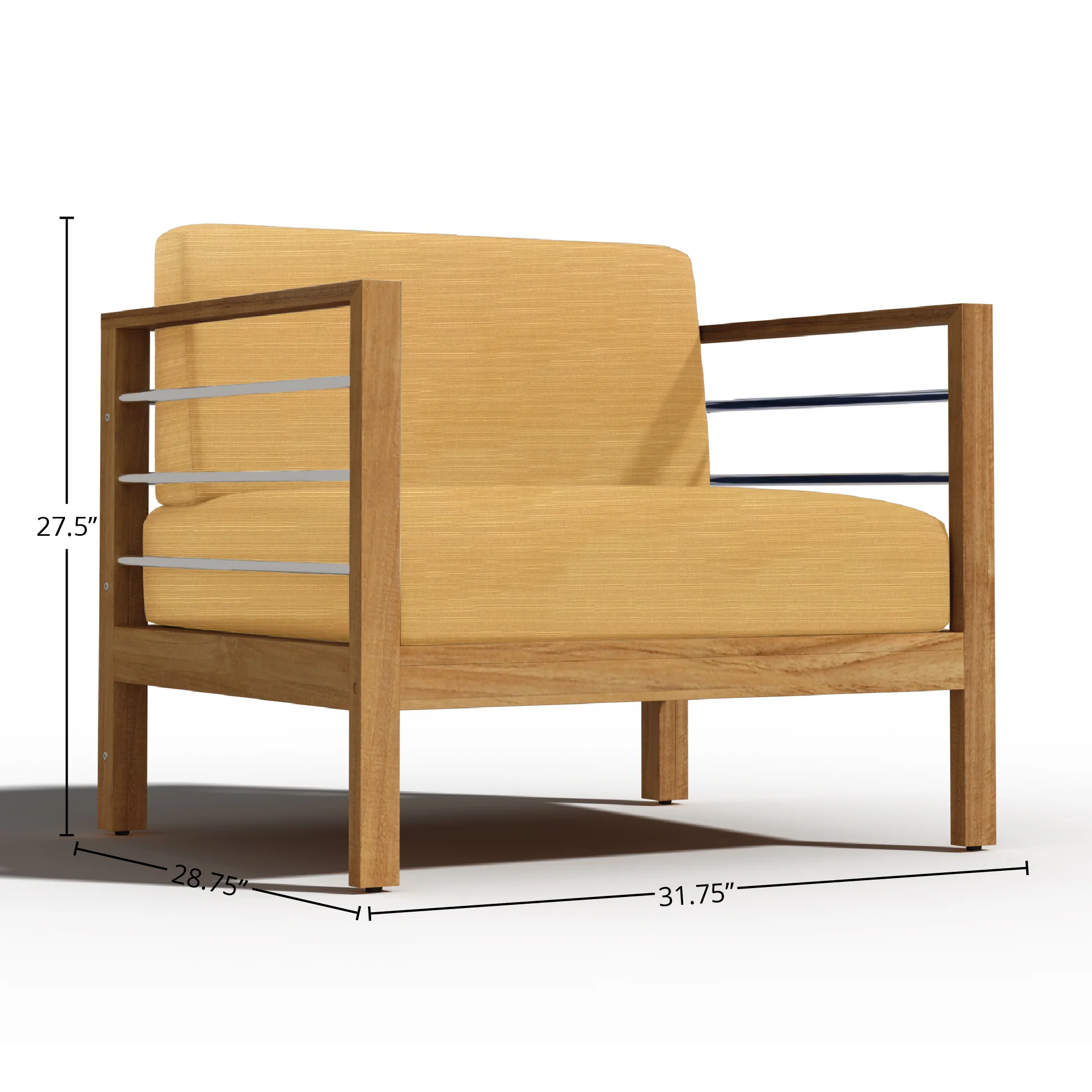 Orivane Teak Lounge Chair - Image 28