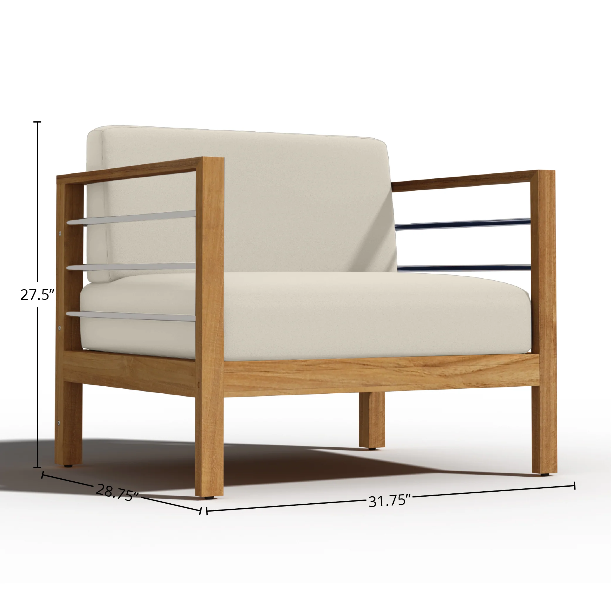 Orivane Teak Lounge Chair - Image 35