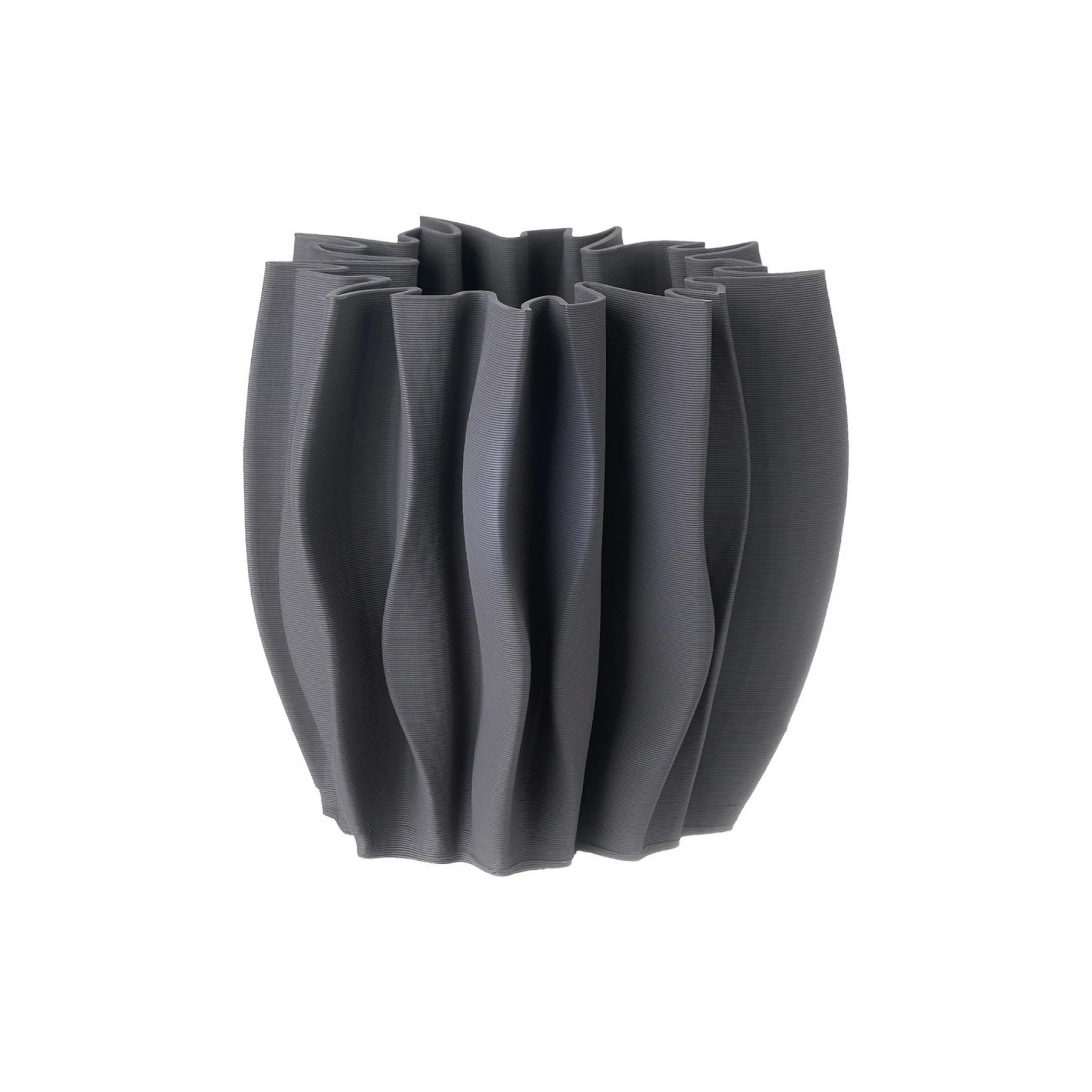 Orren Sculpted Ceramic Vase - Image 2