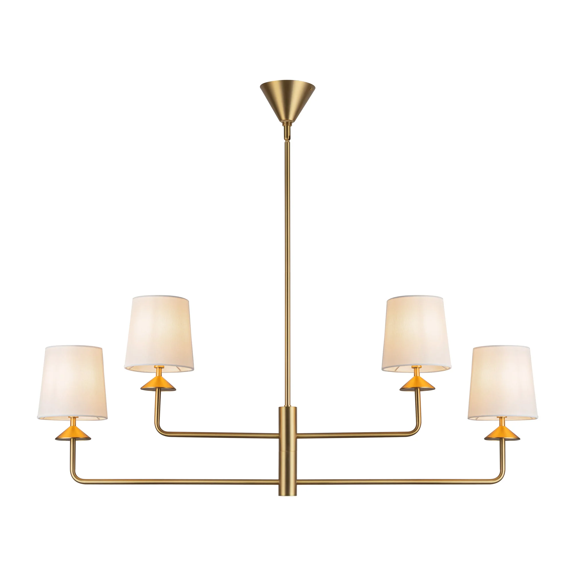 Orvella Linen Arm Chandelier - Image 10