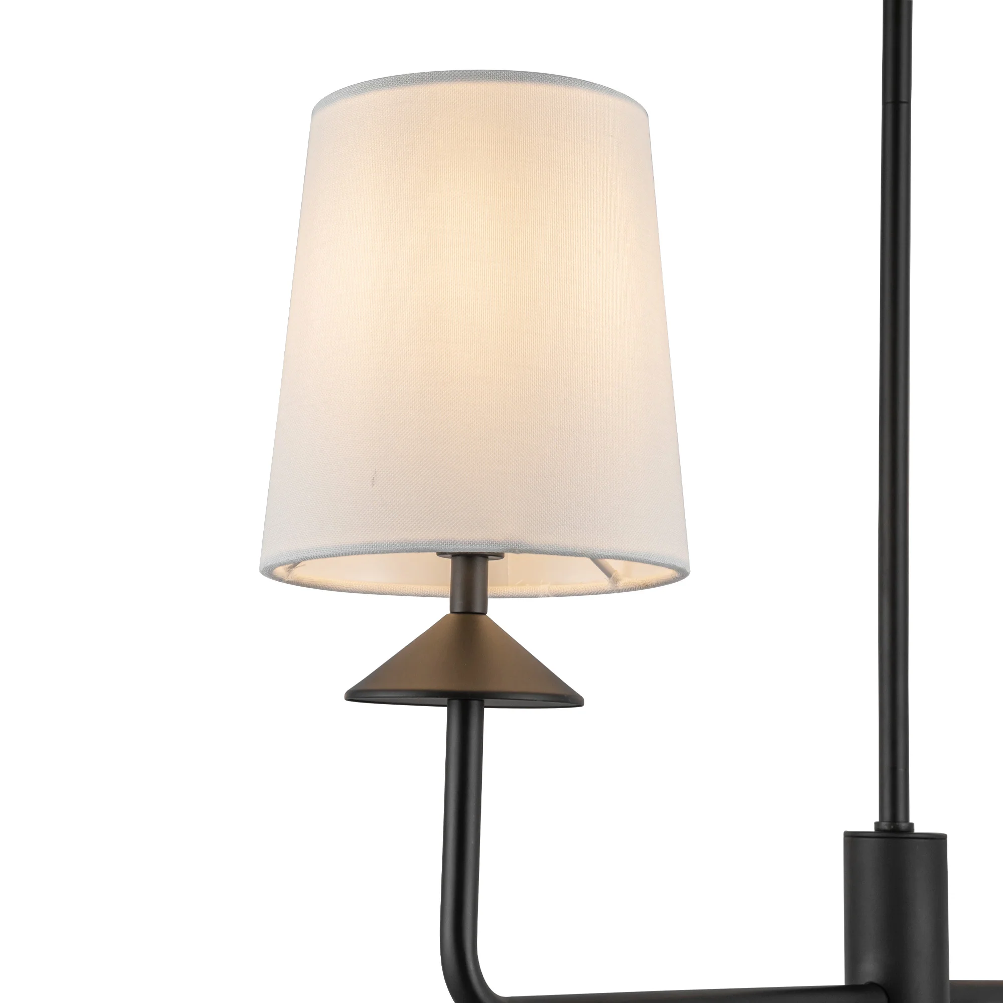 Orvella Linen Arm Chandelier - Image 5