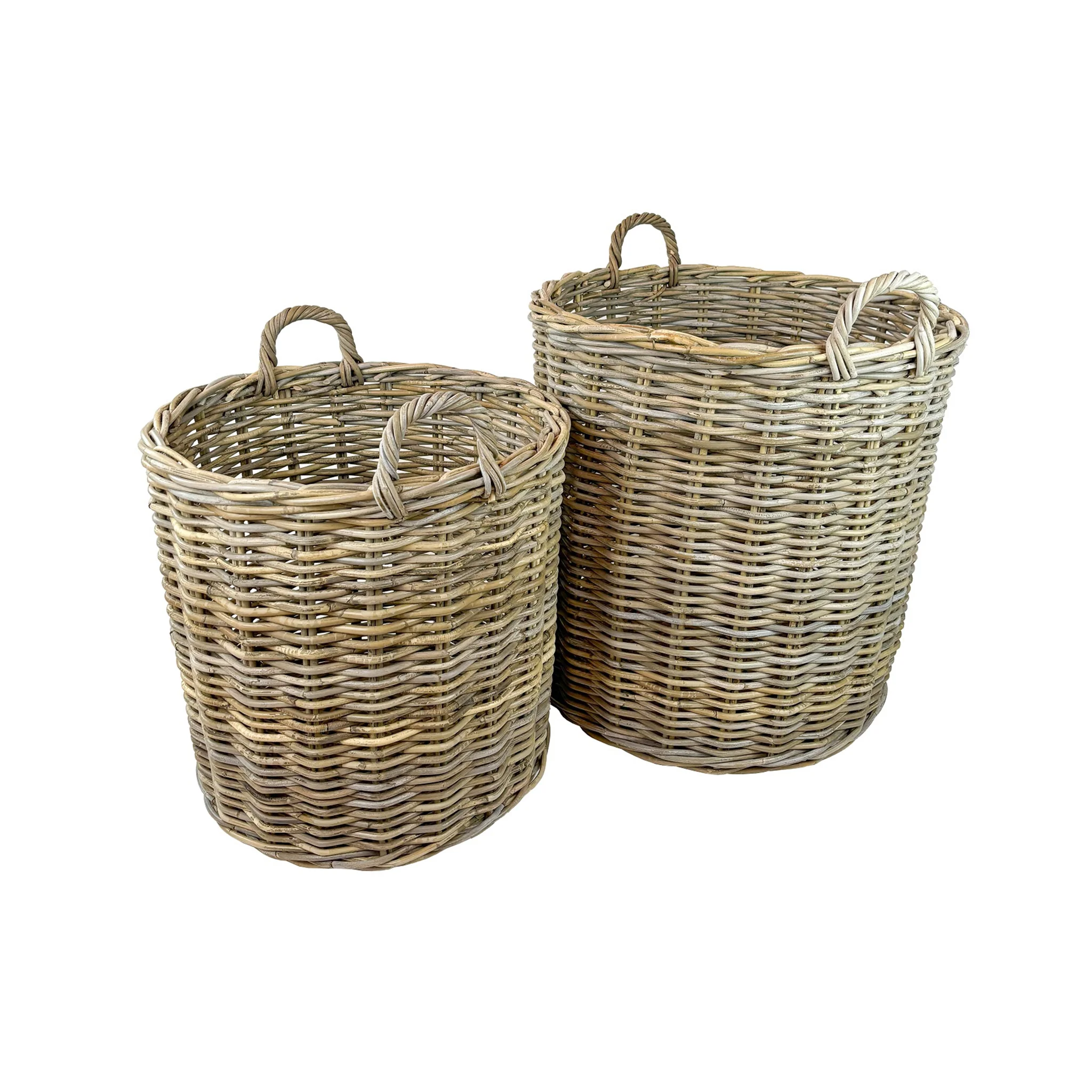 Orvella Rattan Basket Set - Image 2