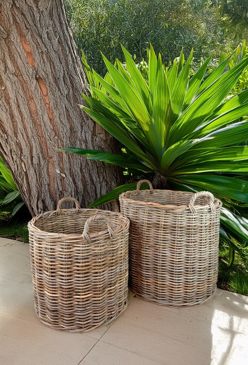 Orvella Rattan Basket Set - Image 3
