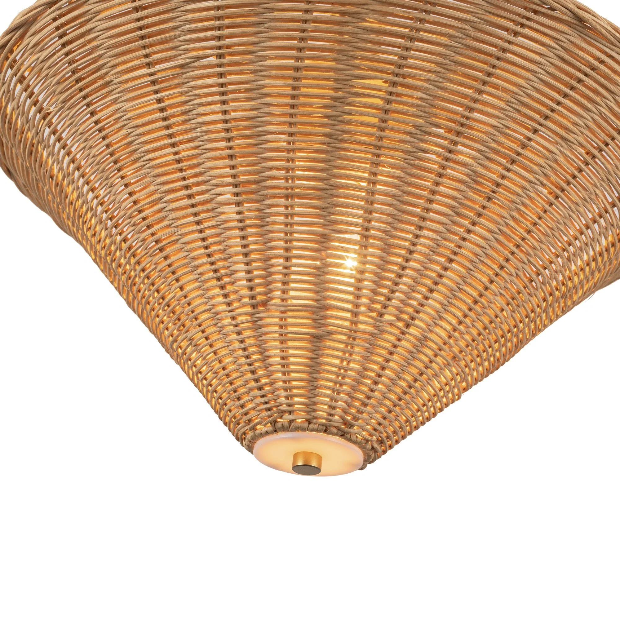 Orvella Rattan Cone Pendant - Image 11