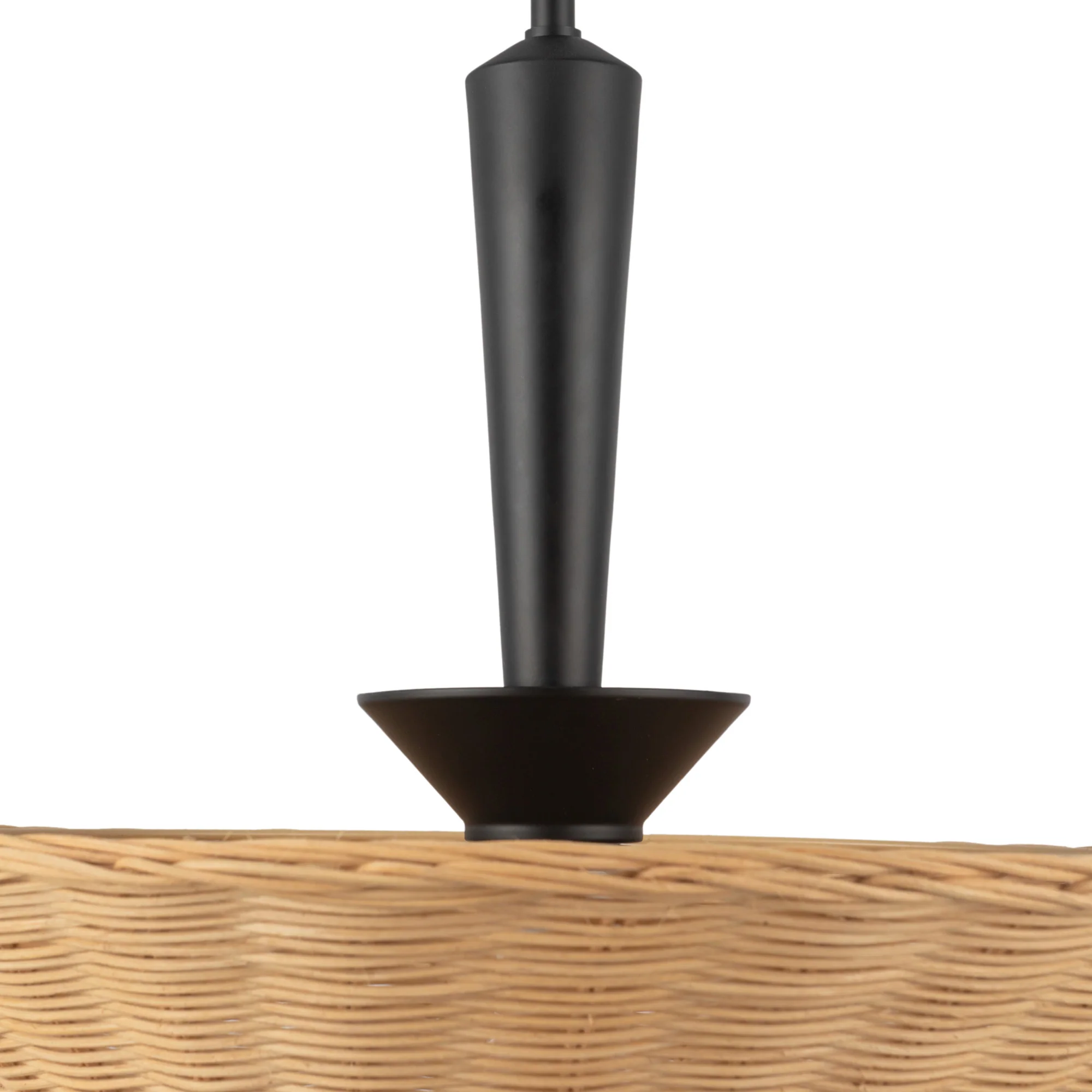 Orvella Rattan Cone Pendant - Image 6