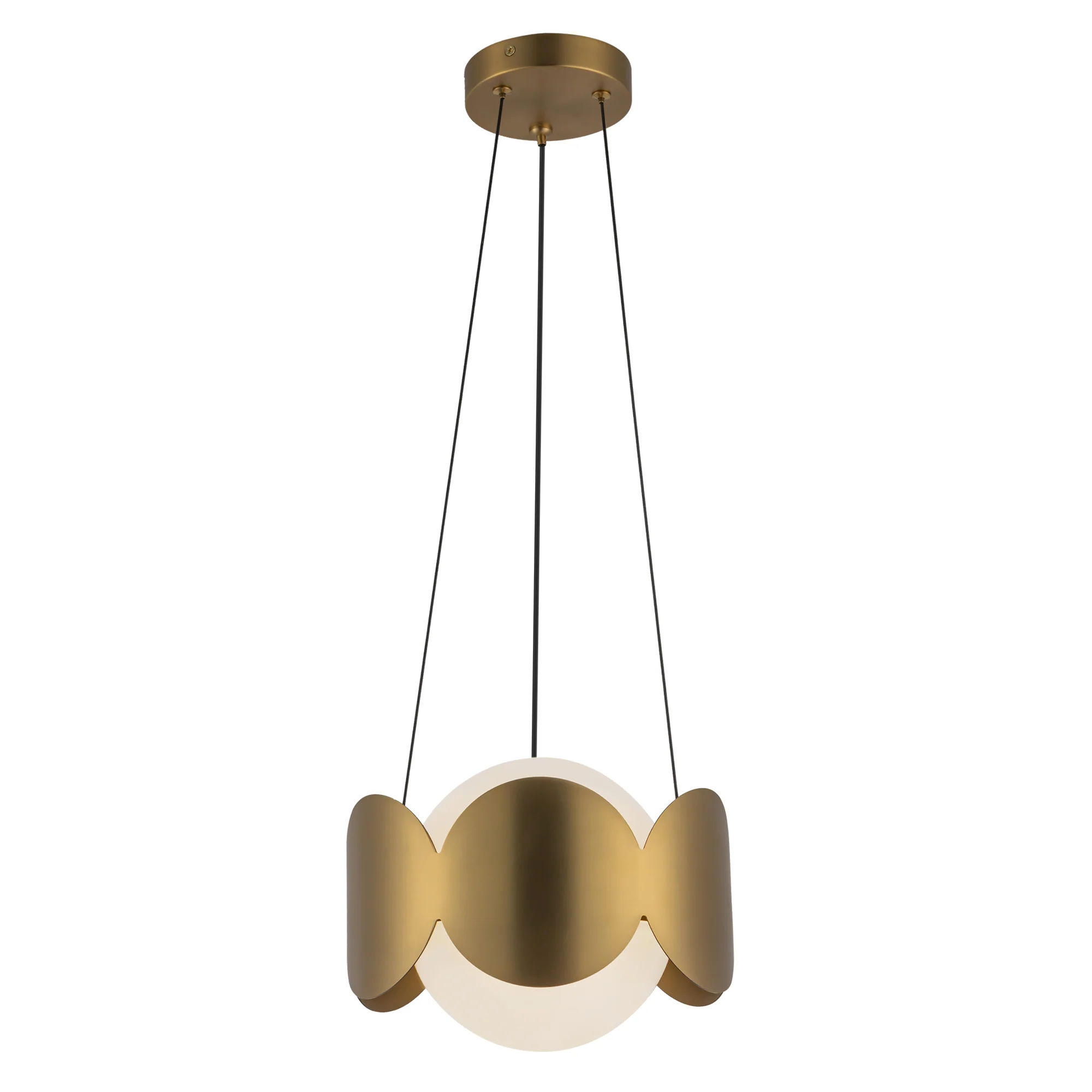 Orvessa Opal Glass Chandelier - Image 10