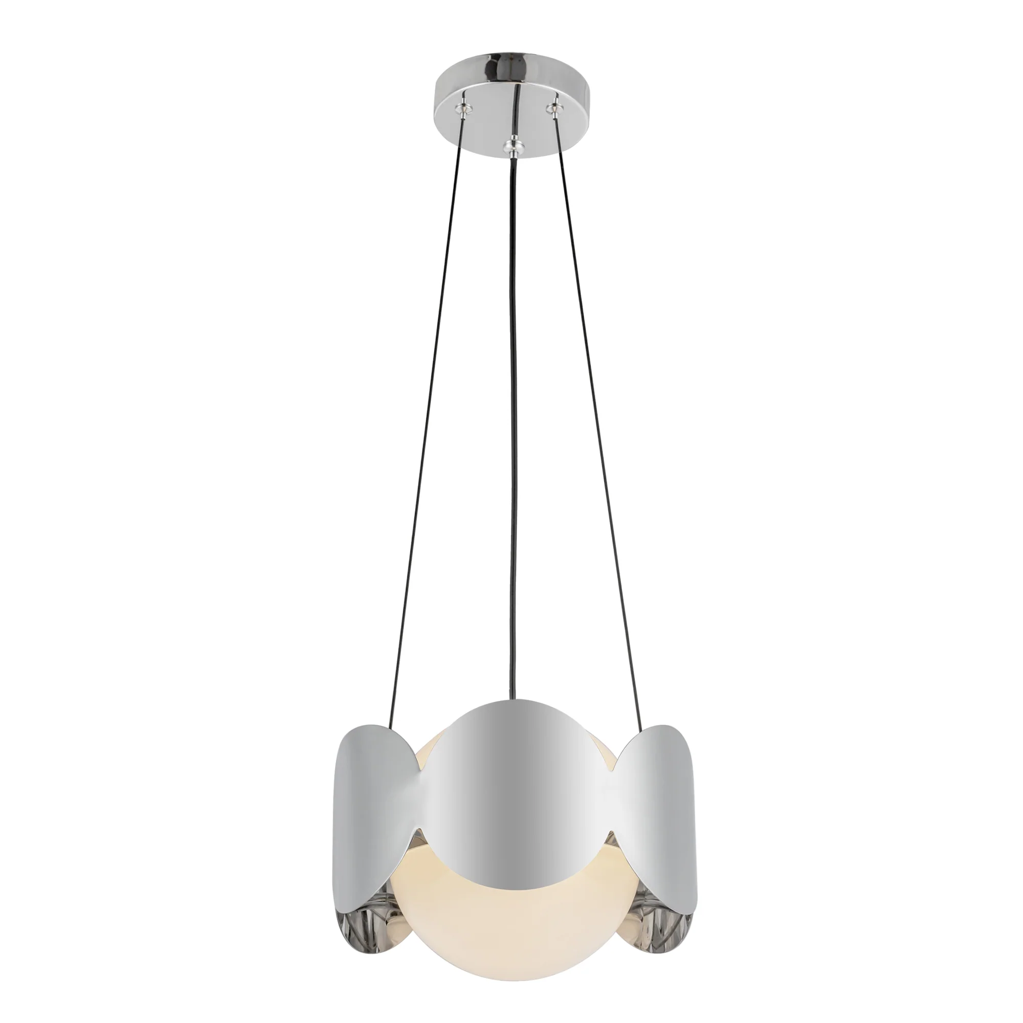 Orvessa Opal Glass Chandelier - Image 14