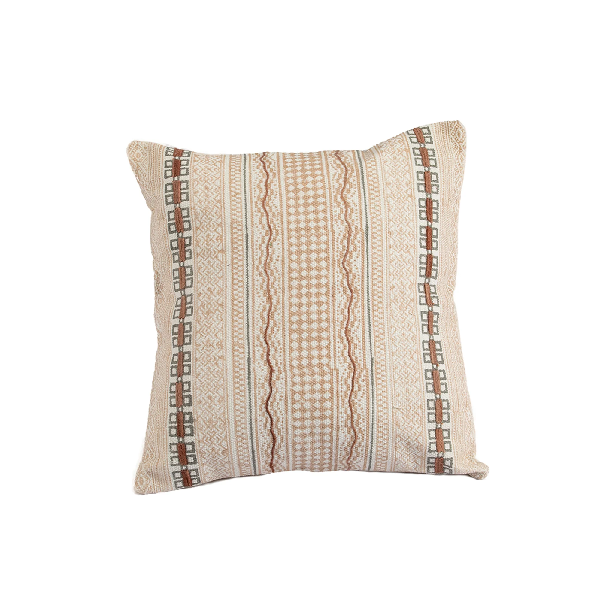 Palma Square Embroidered Pillow