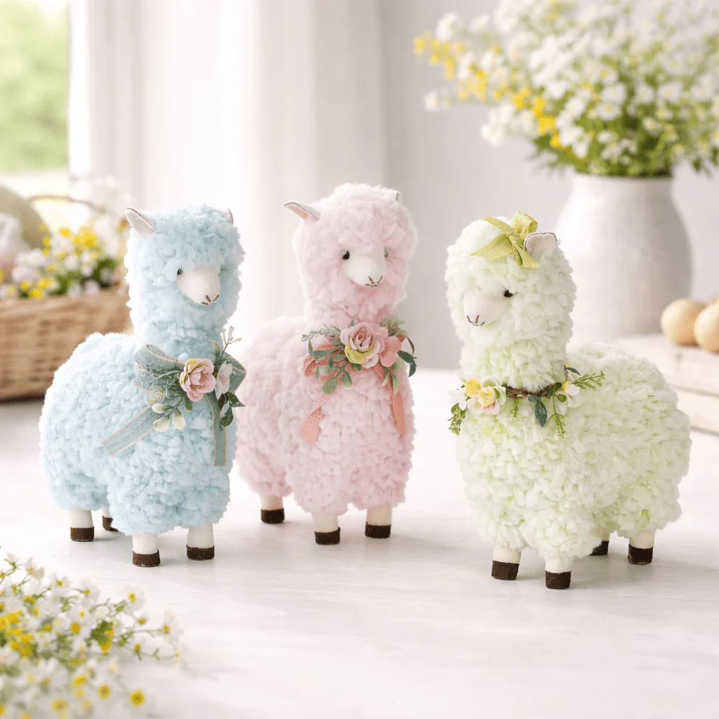 Paloma Pastel Llamas