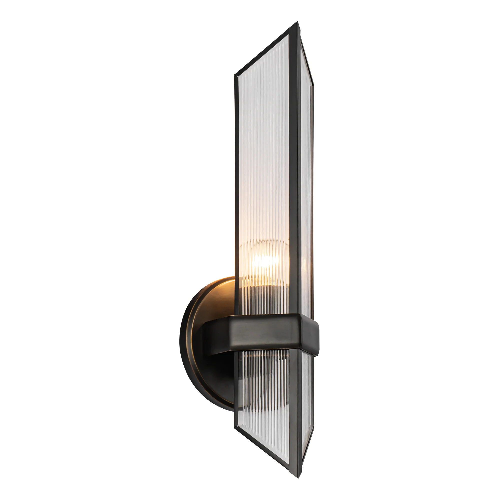 Peiran Ribbed Glass Sconce - Image 3