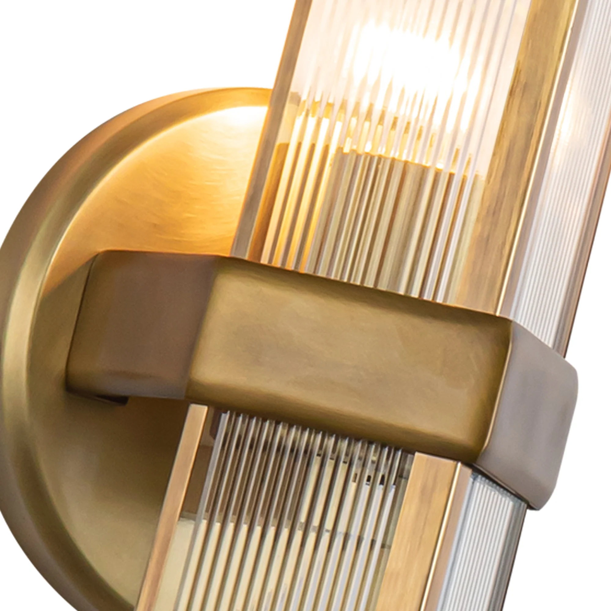 Peiran Ribbed Glass Sconce - Image 5