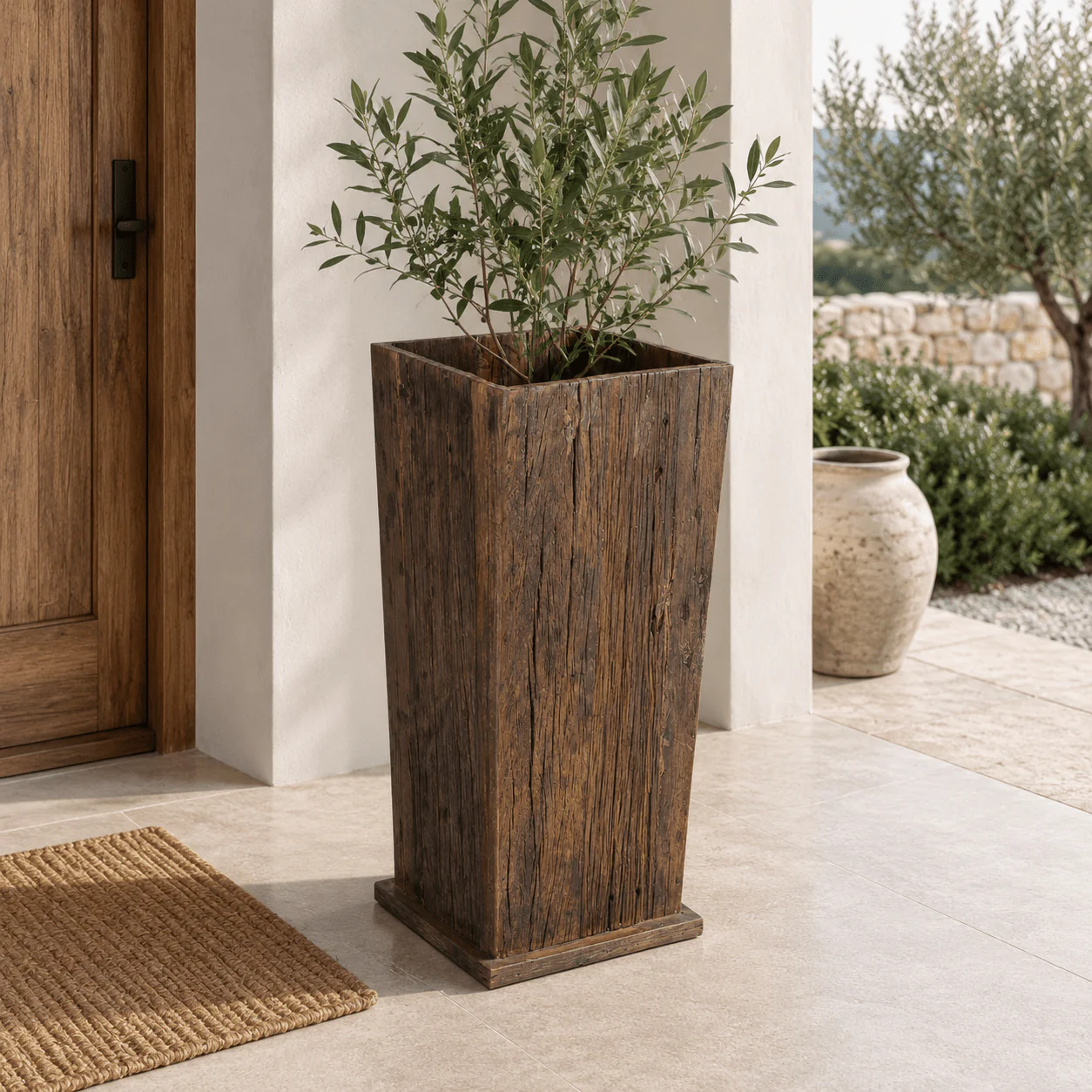 Pelion Reclaimed Wood Planter