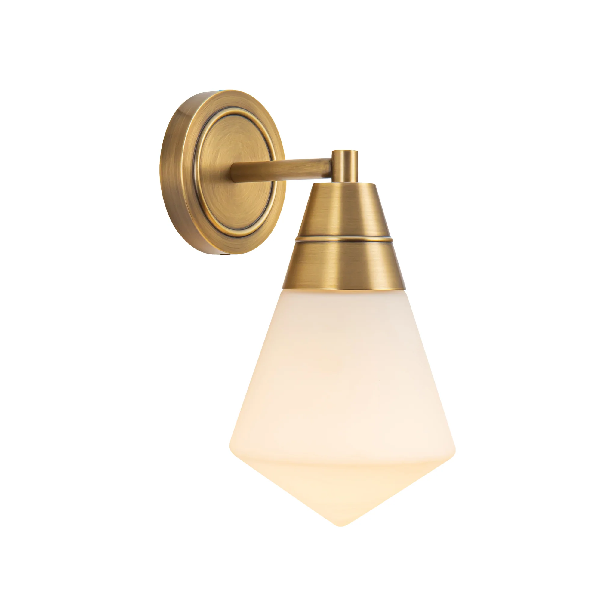 Penrose Brass Opal Wall Sconce - Image 4