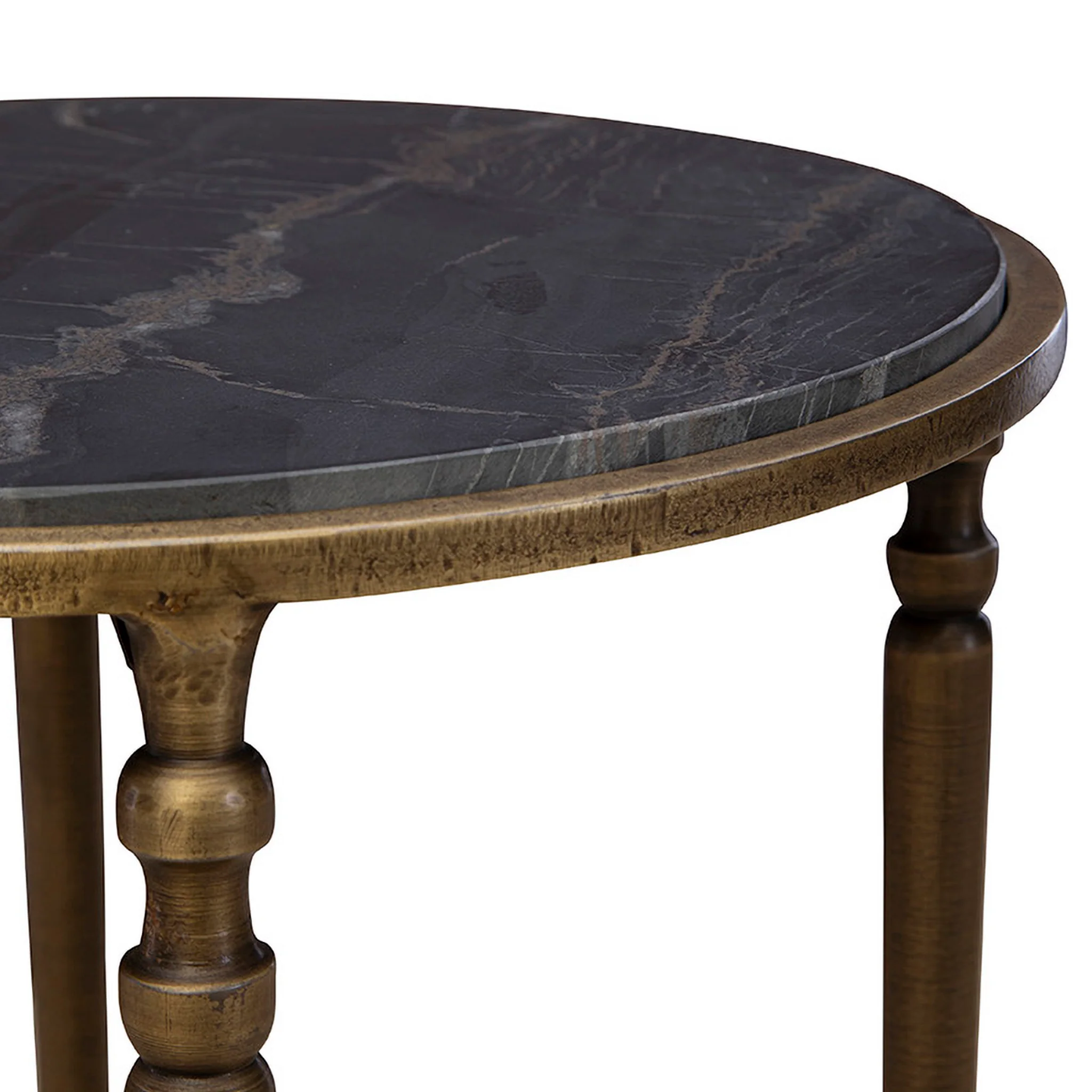 Piombino Marble Accent Table - Image 4