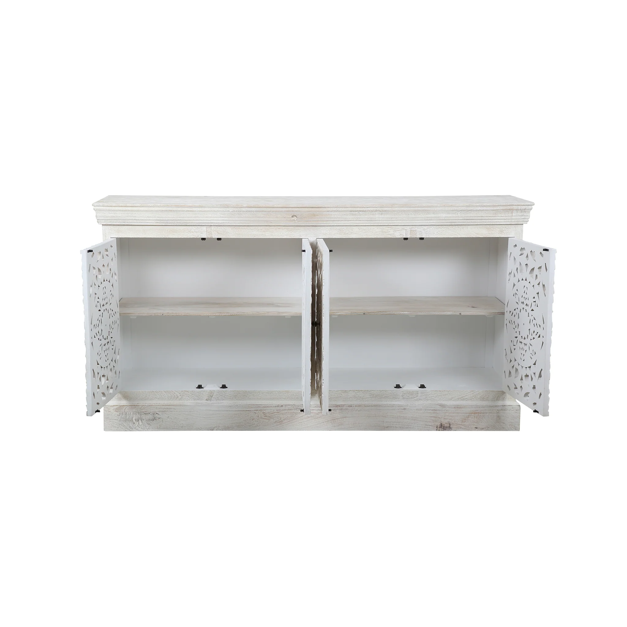 Anjula Carved Wood Sideboard - Image 5
