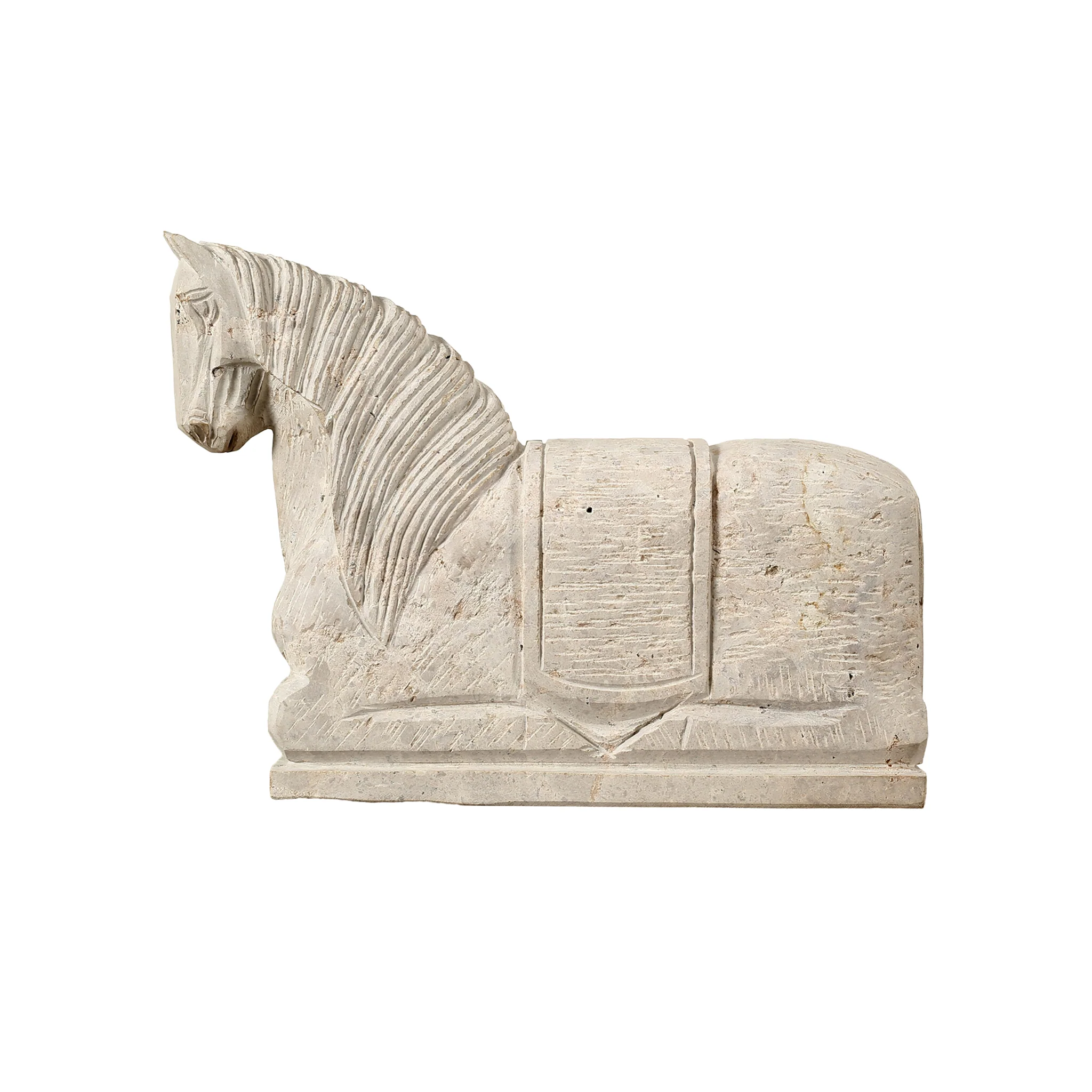 Qinshan Travertine Horse Statue