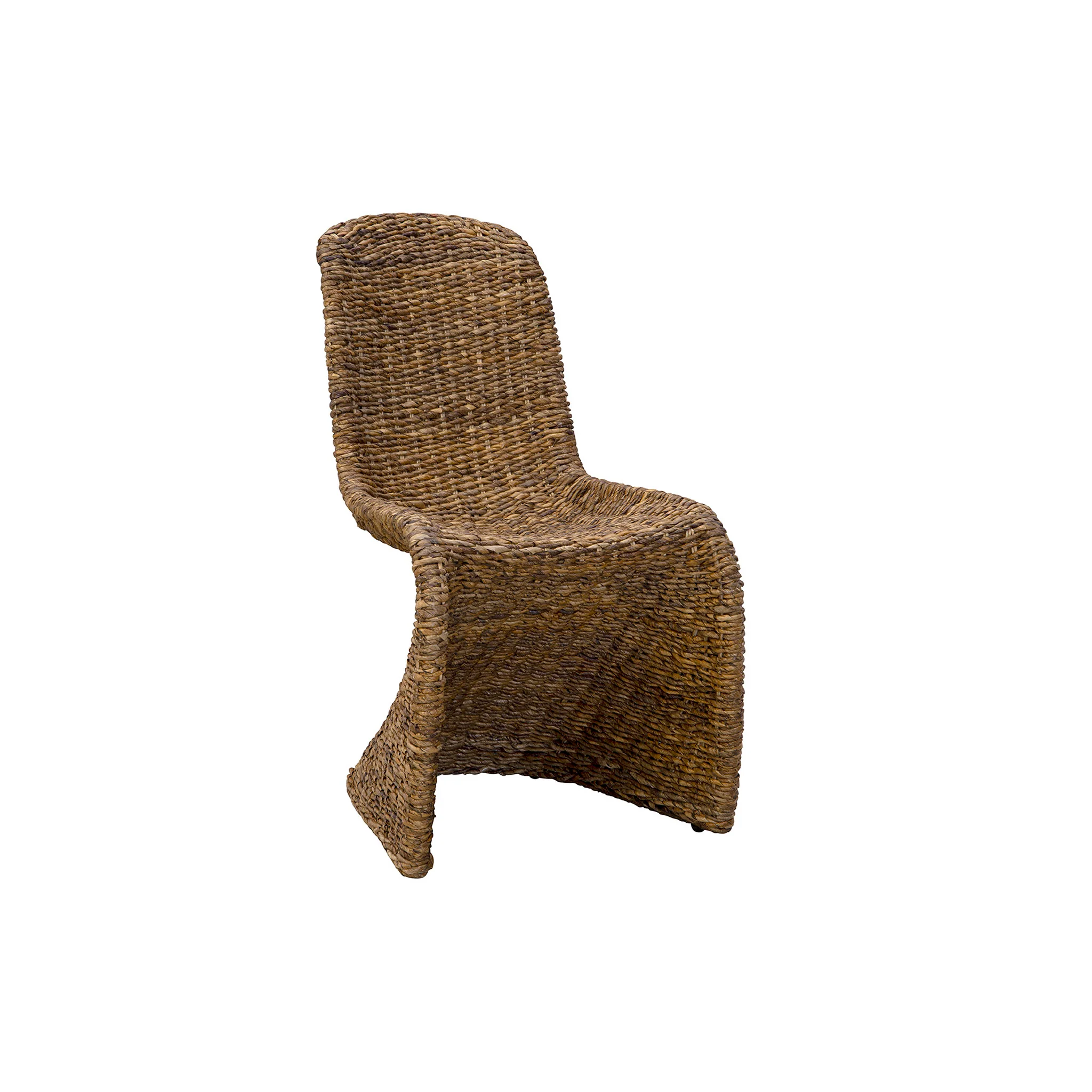 Ragusa Woven Seagrass Side Chair - Image 2