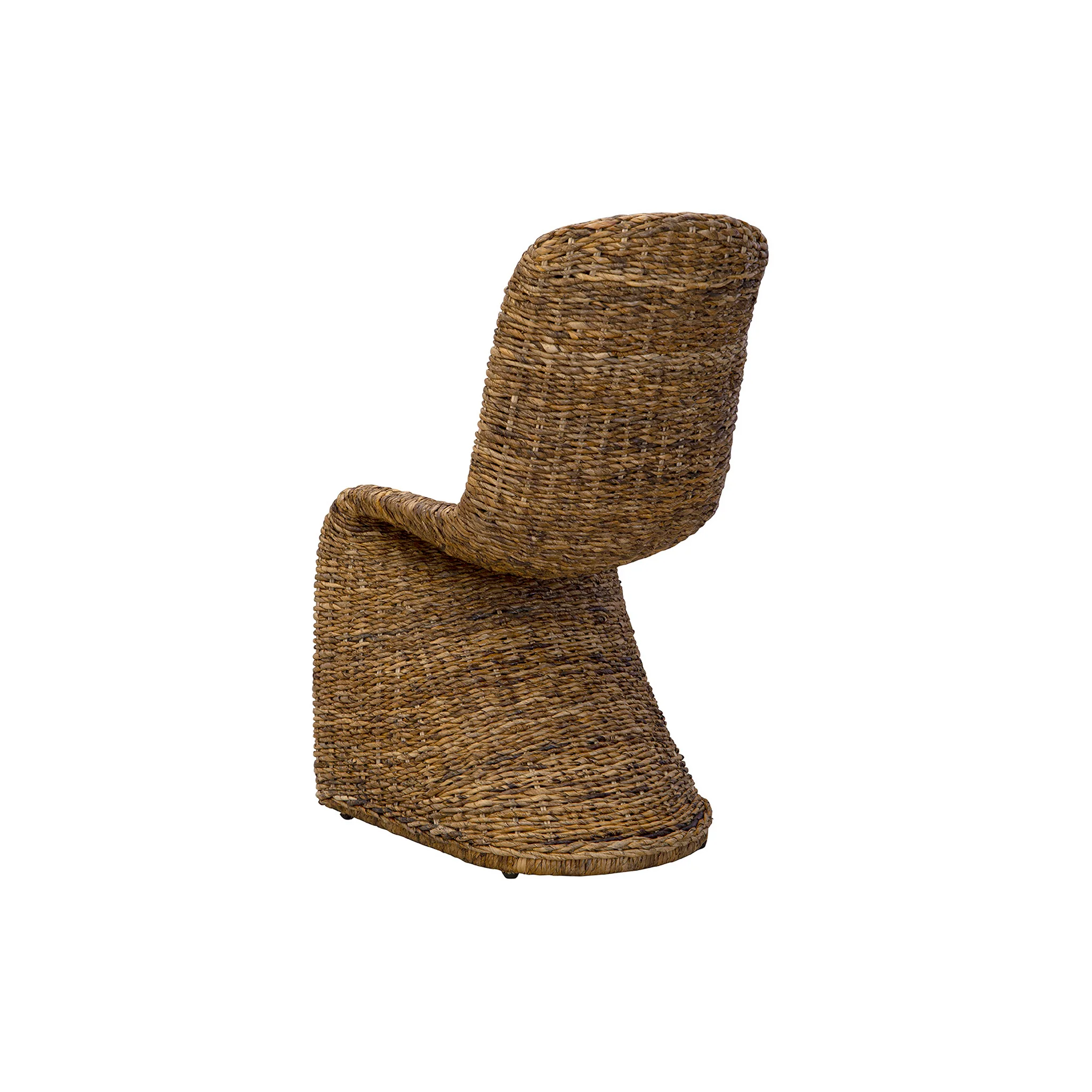 Ragusa Woven Seagrass Side Chair - Image 3