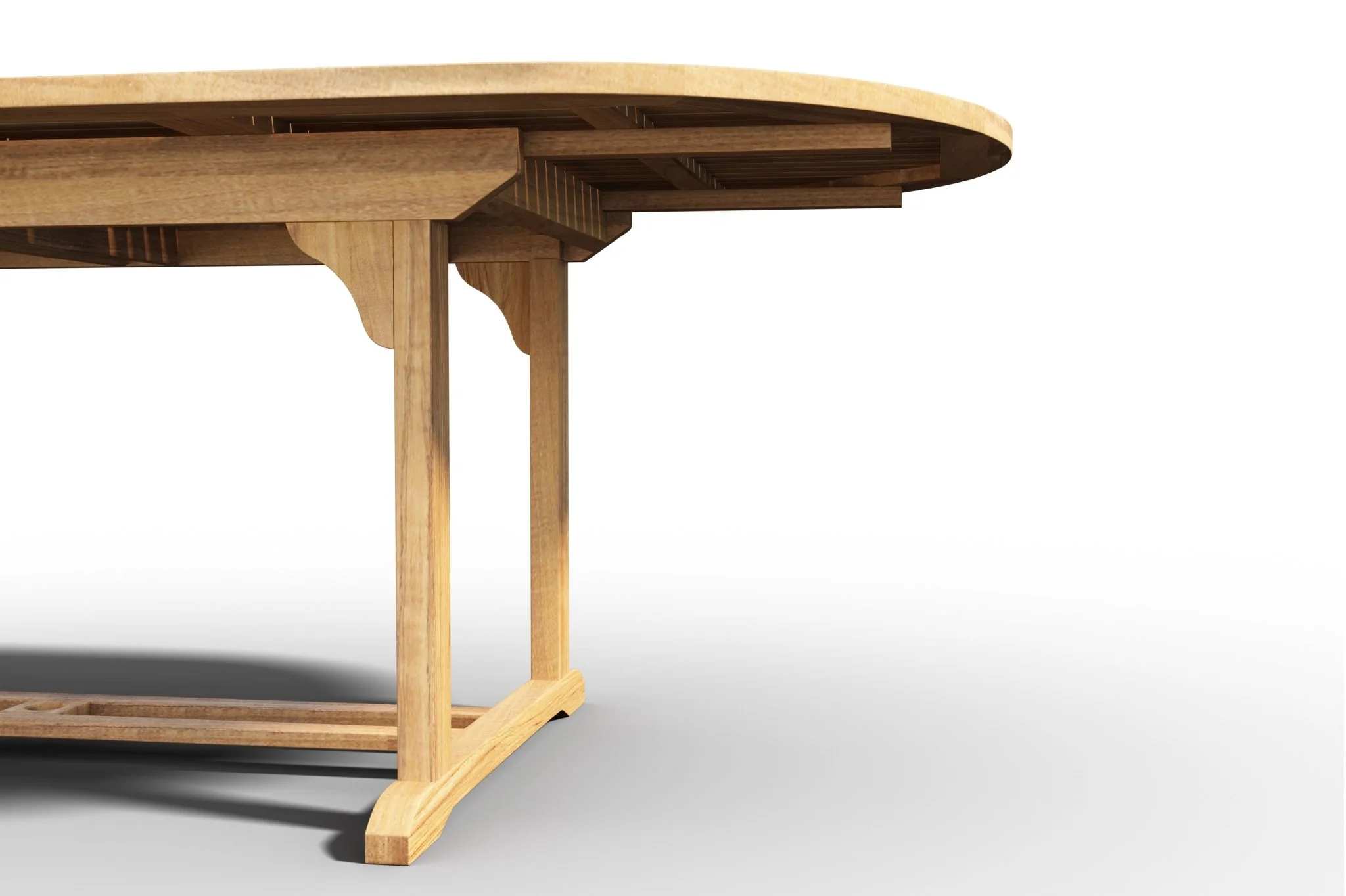 Ravelin Teak Extendable Table - Image 7