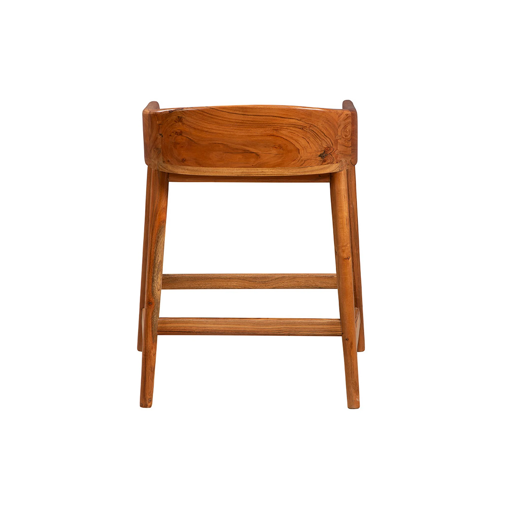 Ravello Teak Upholstered Barstool - Image 5