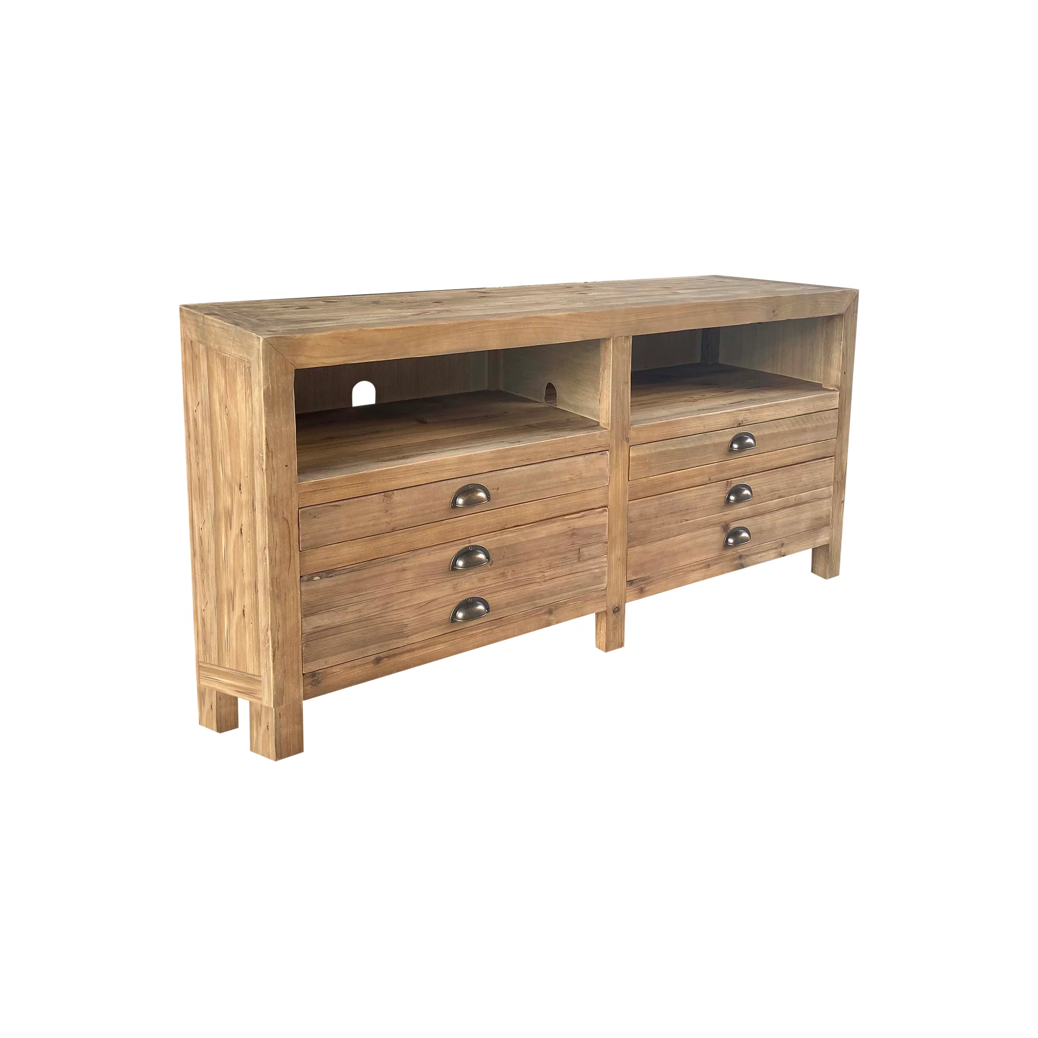 Reclaimed Wood Console - Two Column - Image 3
