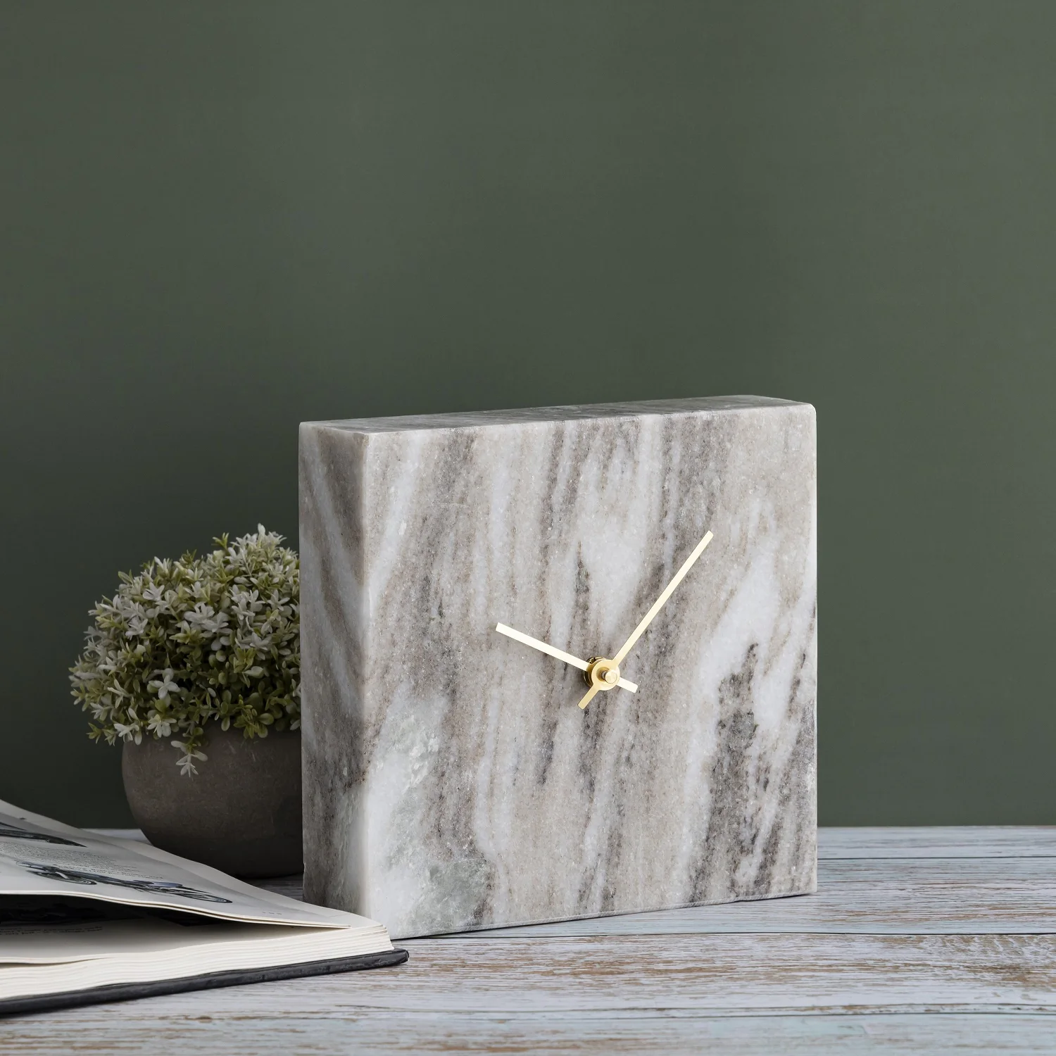 Rhoden Marble Table Clock
