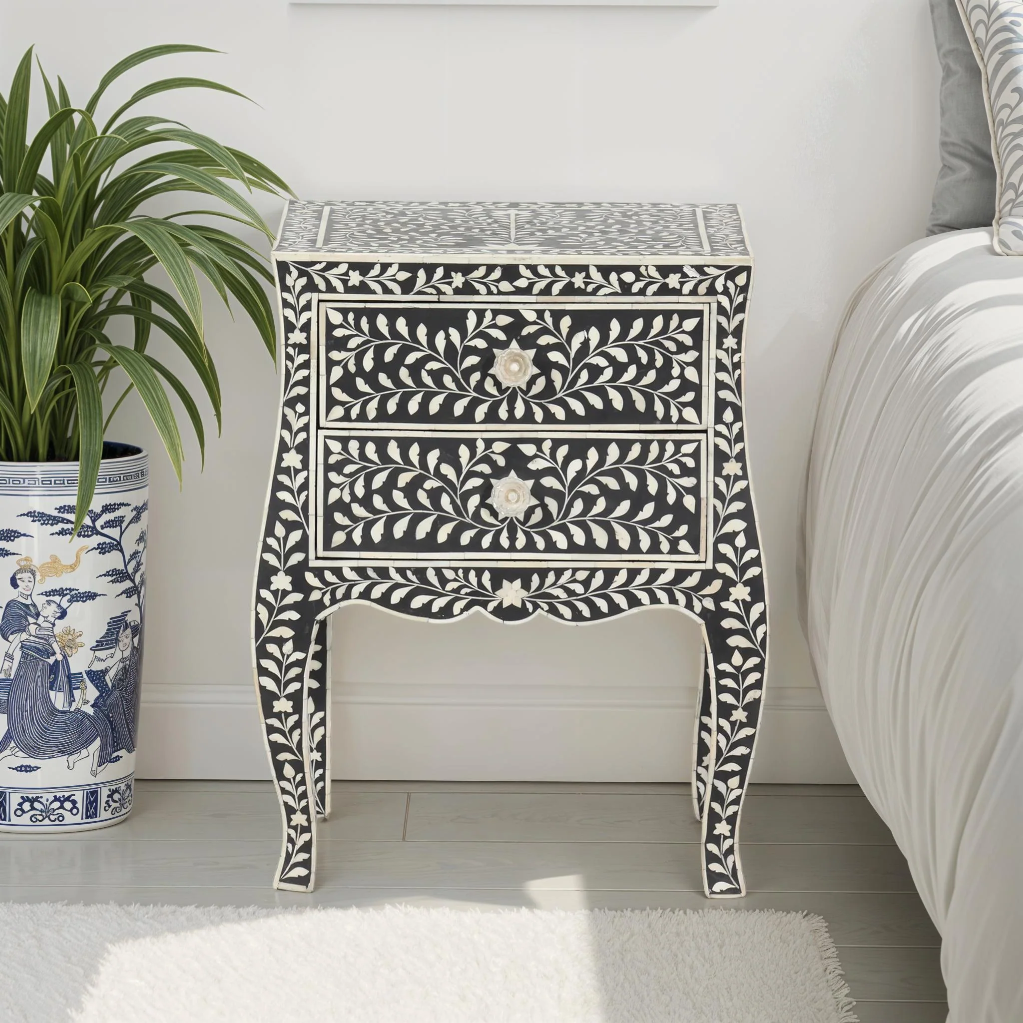 Riad Inlay Nightstand - Image 2