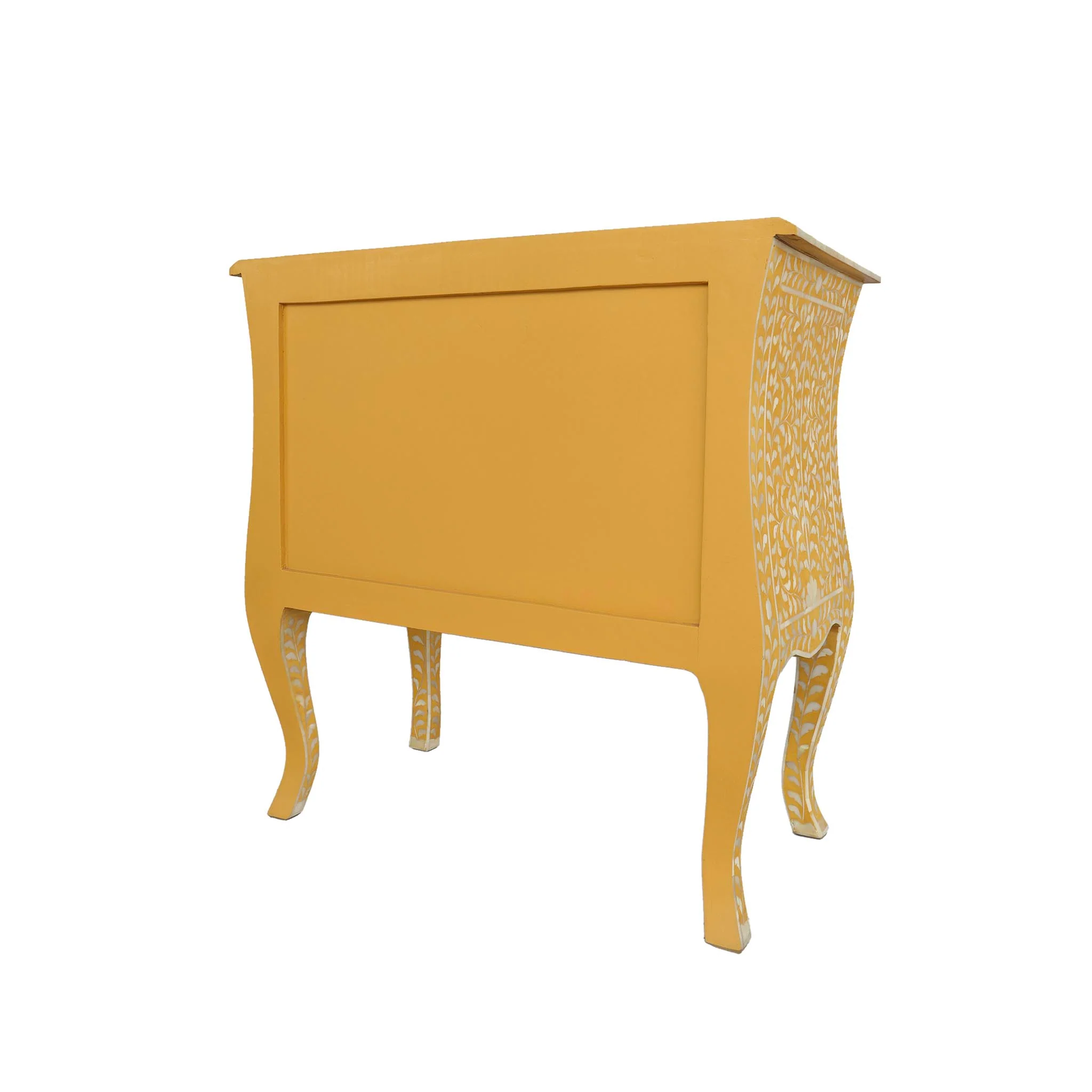 Riad Inlay Nightstand in Gold - Image 7